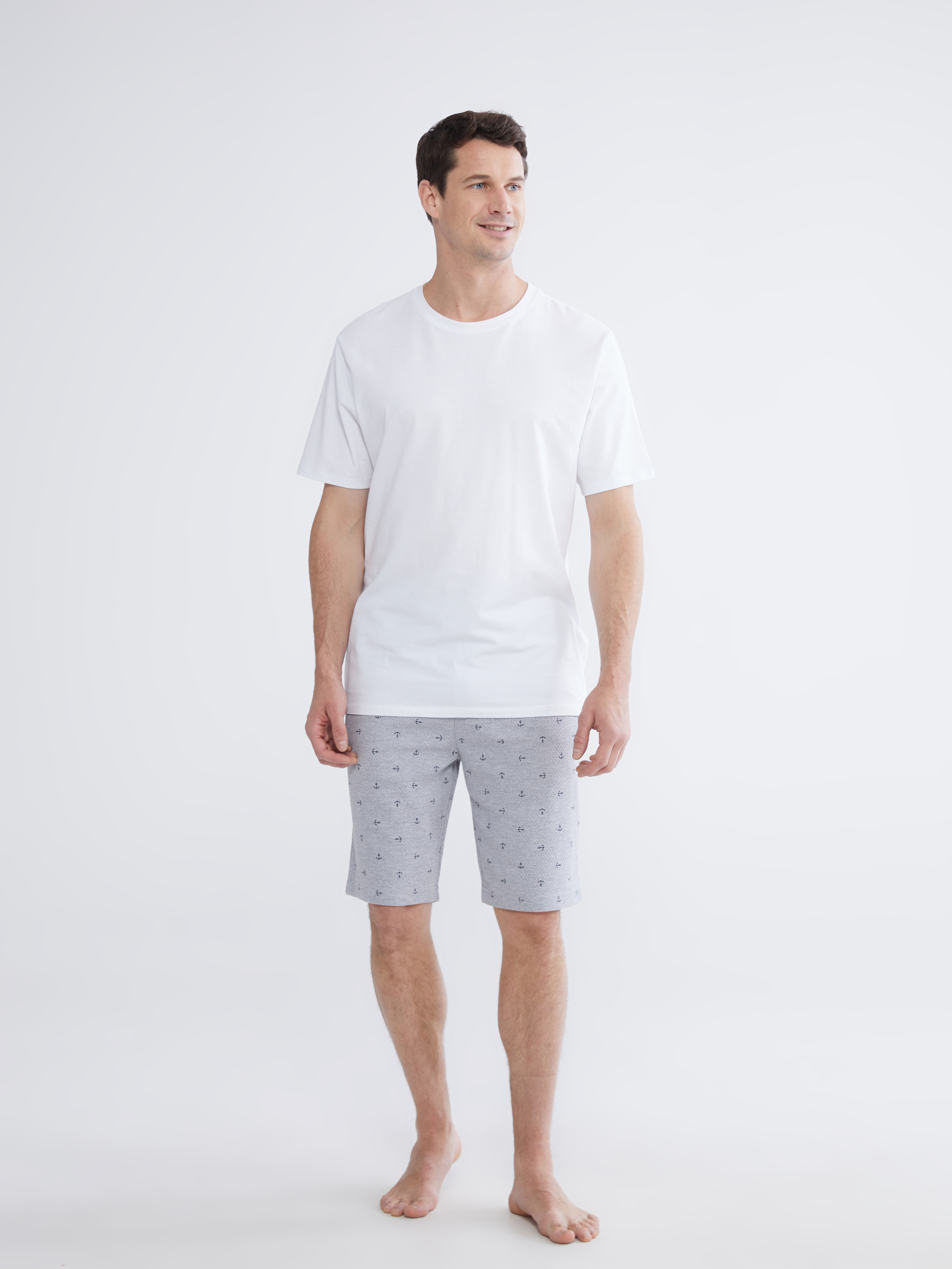 LC WAIKIKI Standart Kalıp Desenli Pijama Alt Şort