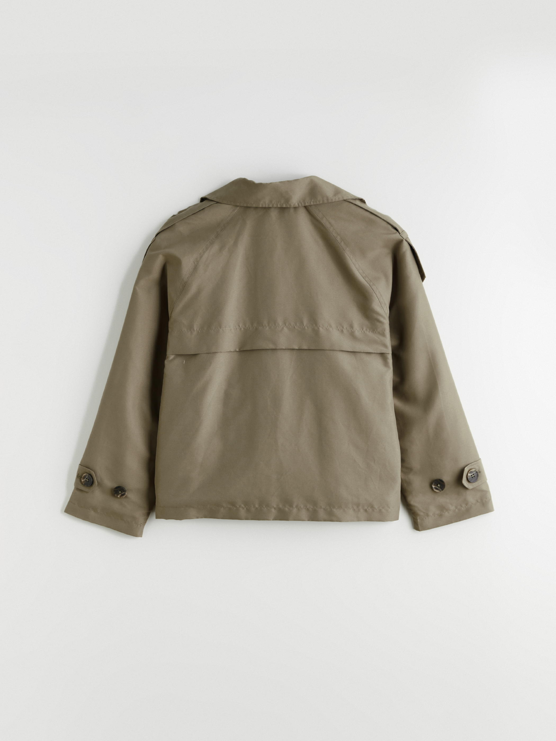 LCW Vision Kruvaze Yaka Oversize Kadın Trençkot görsel 8