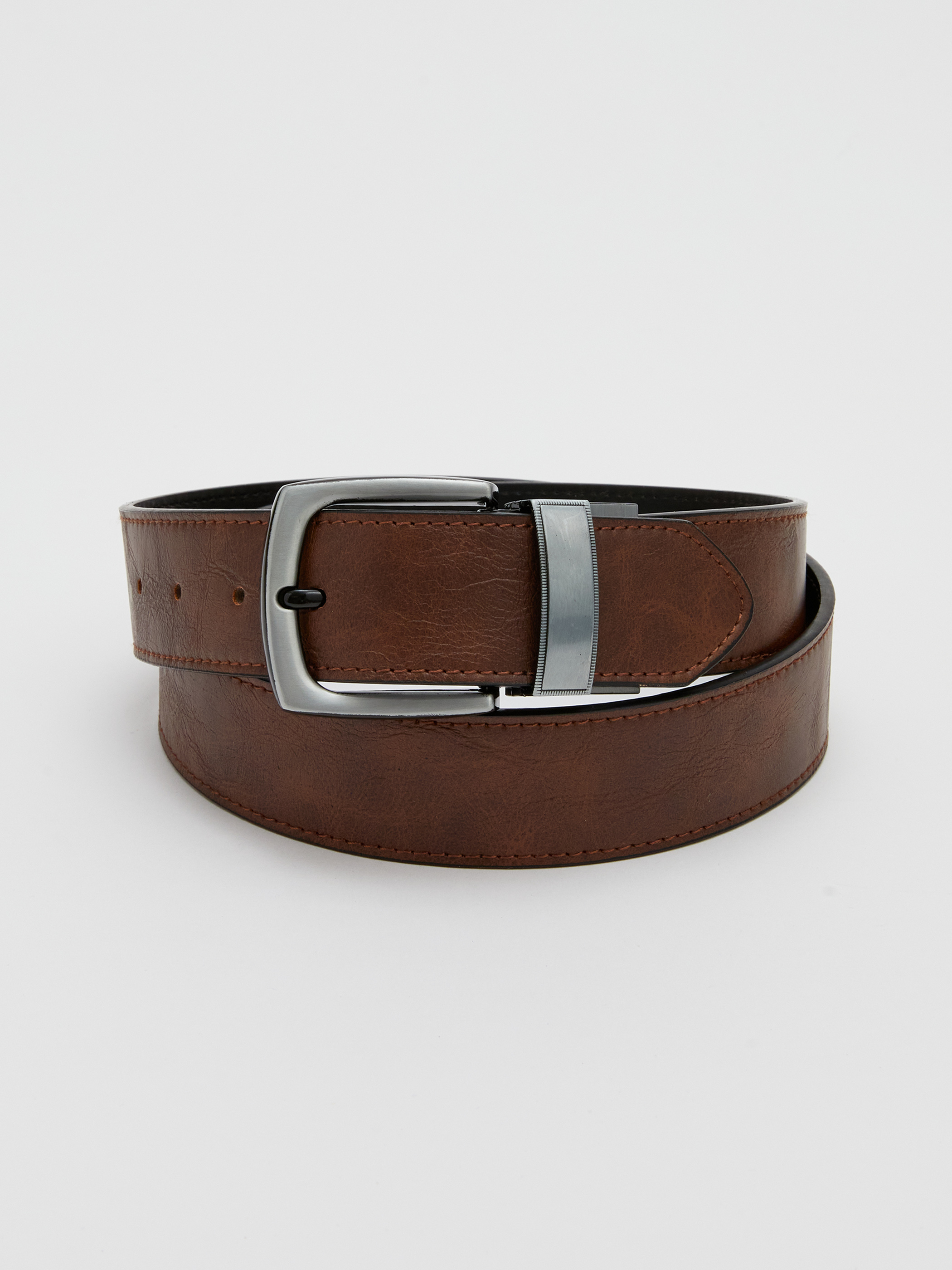 LCW ACCESSORIES Deri Görünümlü Erkek Kemer görsel 3