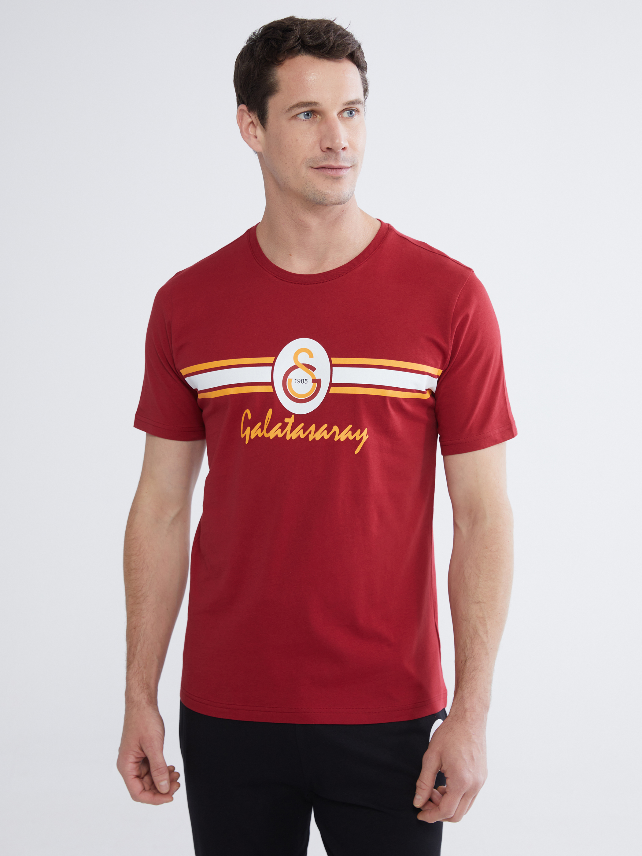 LC WAIKIKI Standart Kalıp Galatasaray Baskılı Erkek Pijama Takım