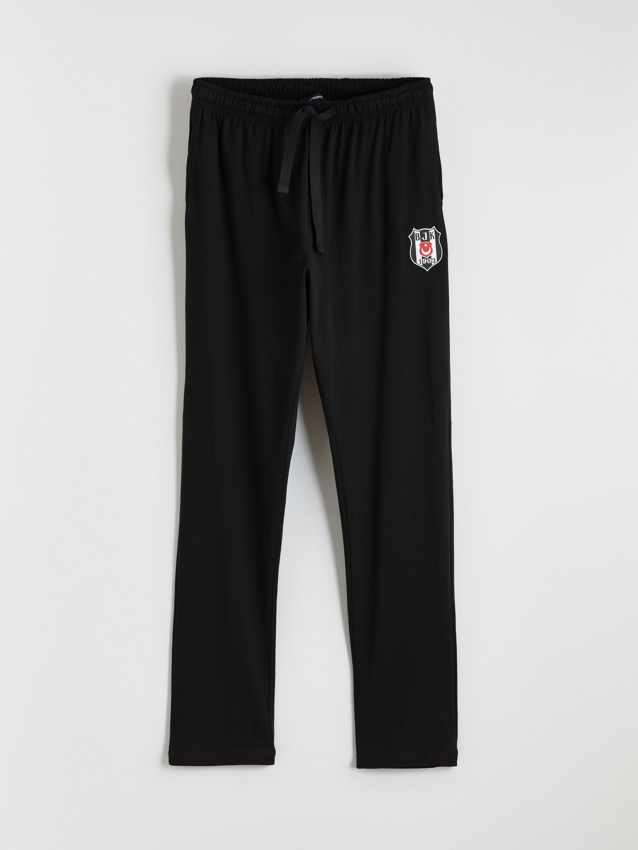 LC WAIKIKI Standart Kalıp Beşiktaş Baskılı Erkek Pijama Takımı görsel 4