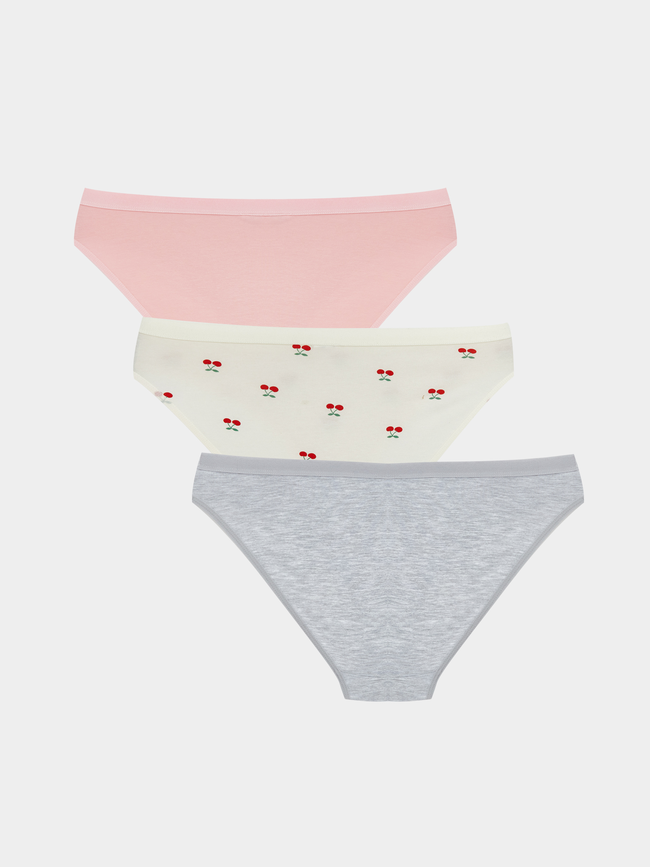 LCW Young Baskılı Bikini Külot 3'lü görsel 2