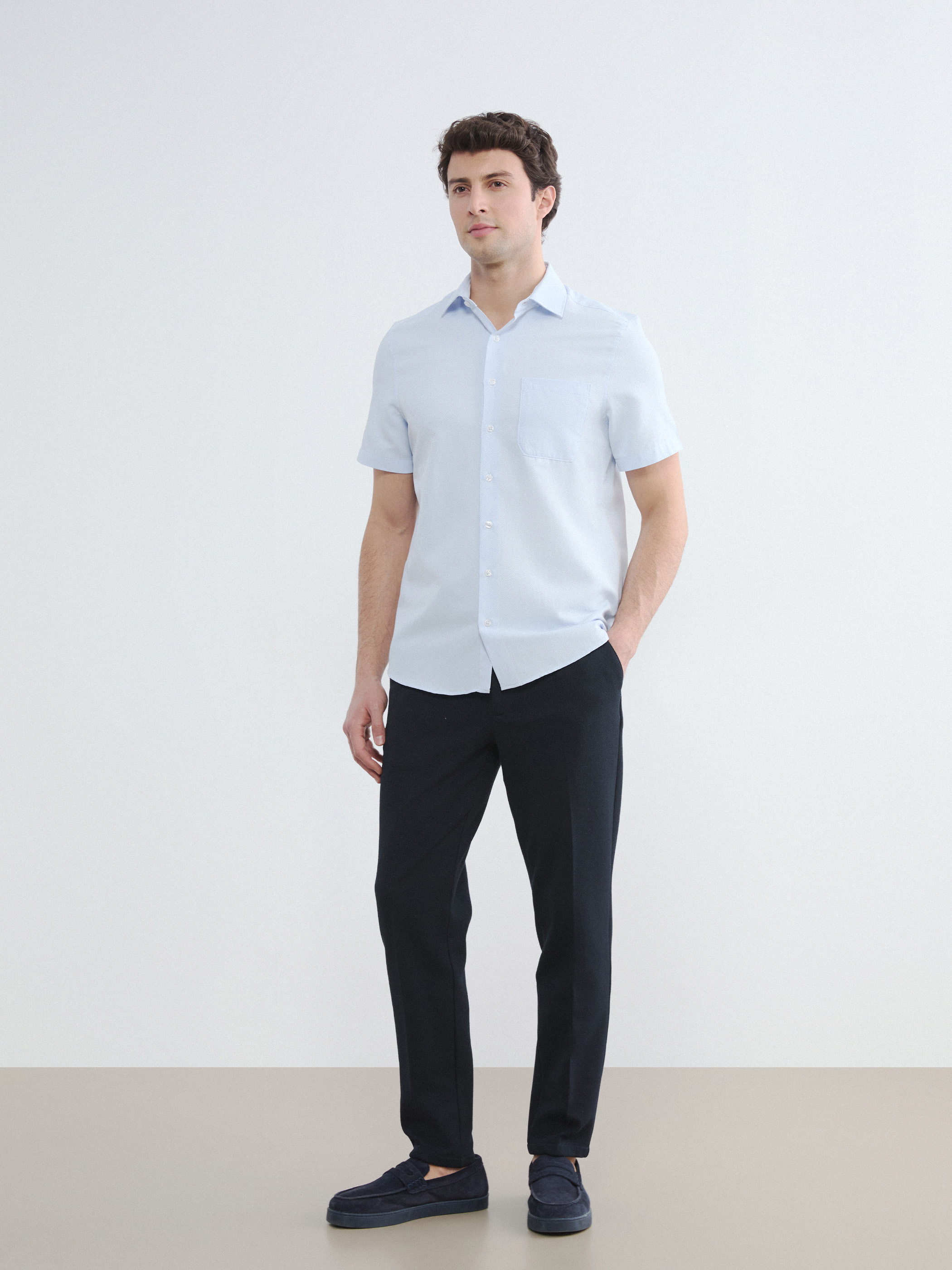 LCW BUSINESS Regular Fit Desenli Erkek Gömlek görsel 2