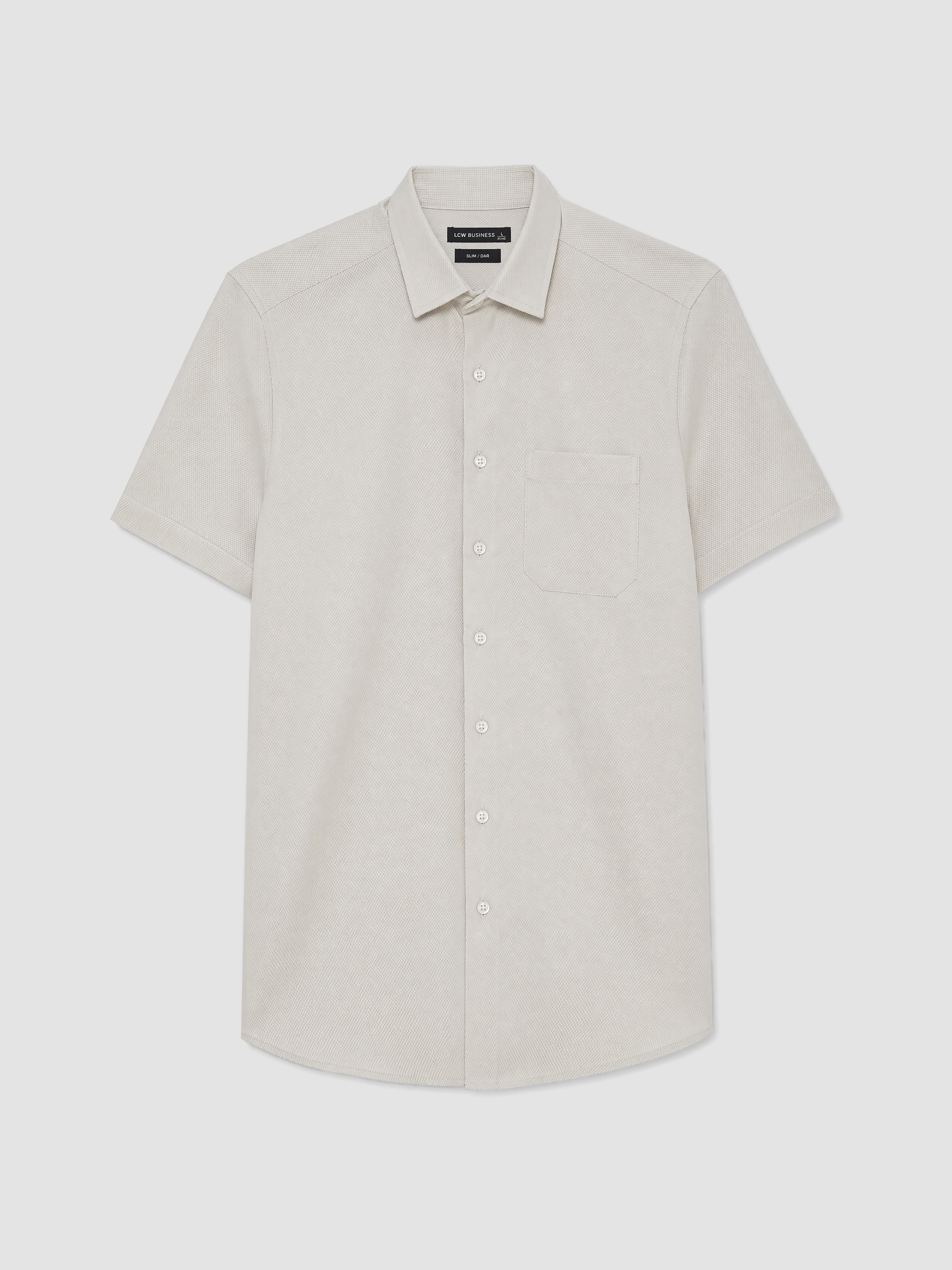 LCW BUSINESS Regular Fit Desenli Erkek Gömlek görsel 4