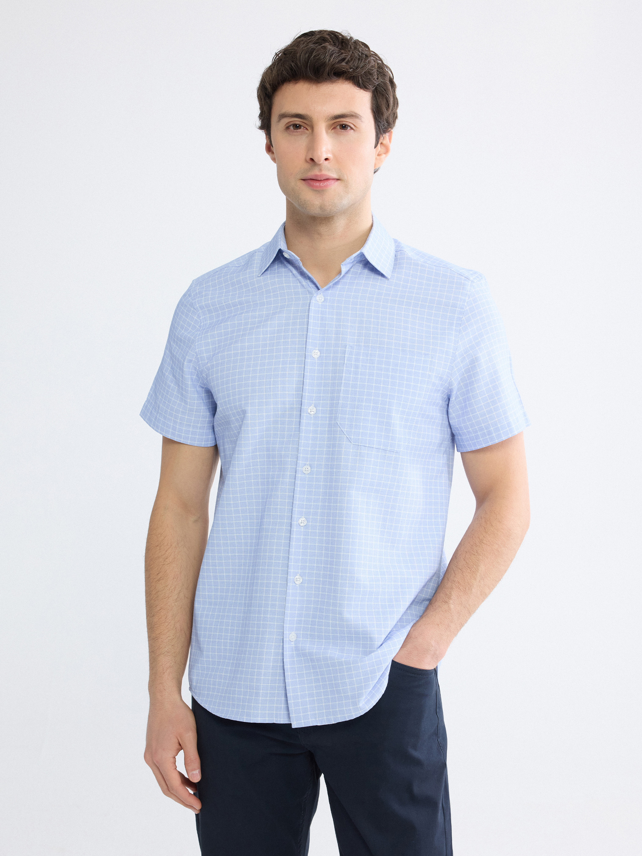 LCW BUSINESS Regular Fit Ekose Erkek Gömlek