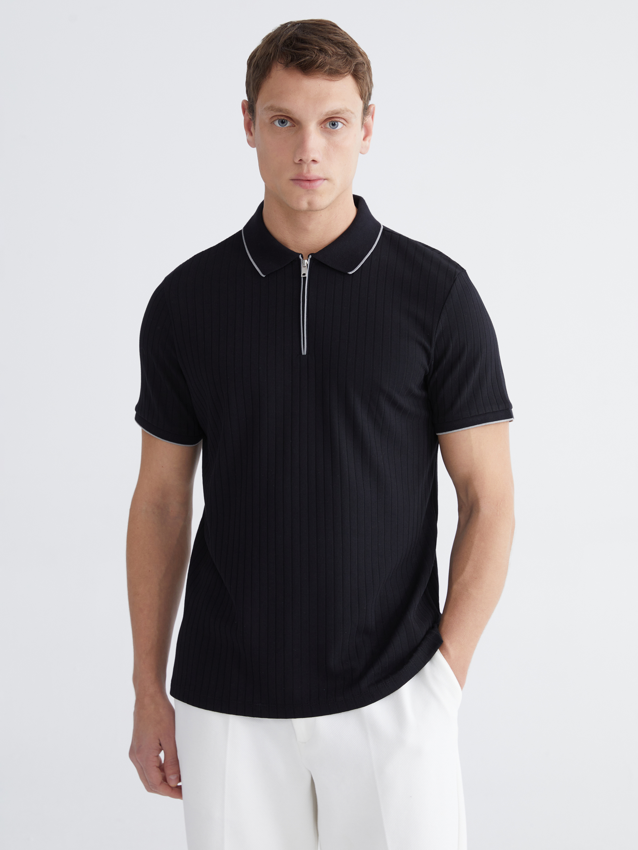 LCW Vision Polo Yaka Erkek Tişört görsel 3
