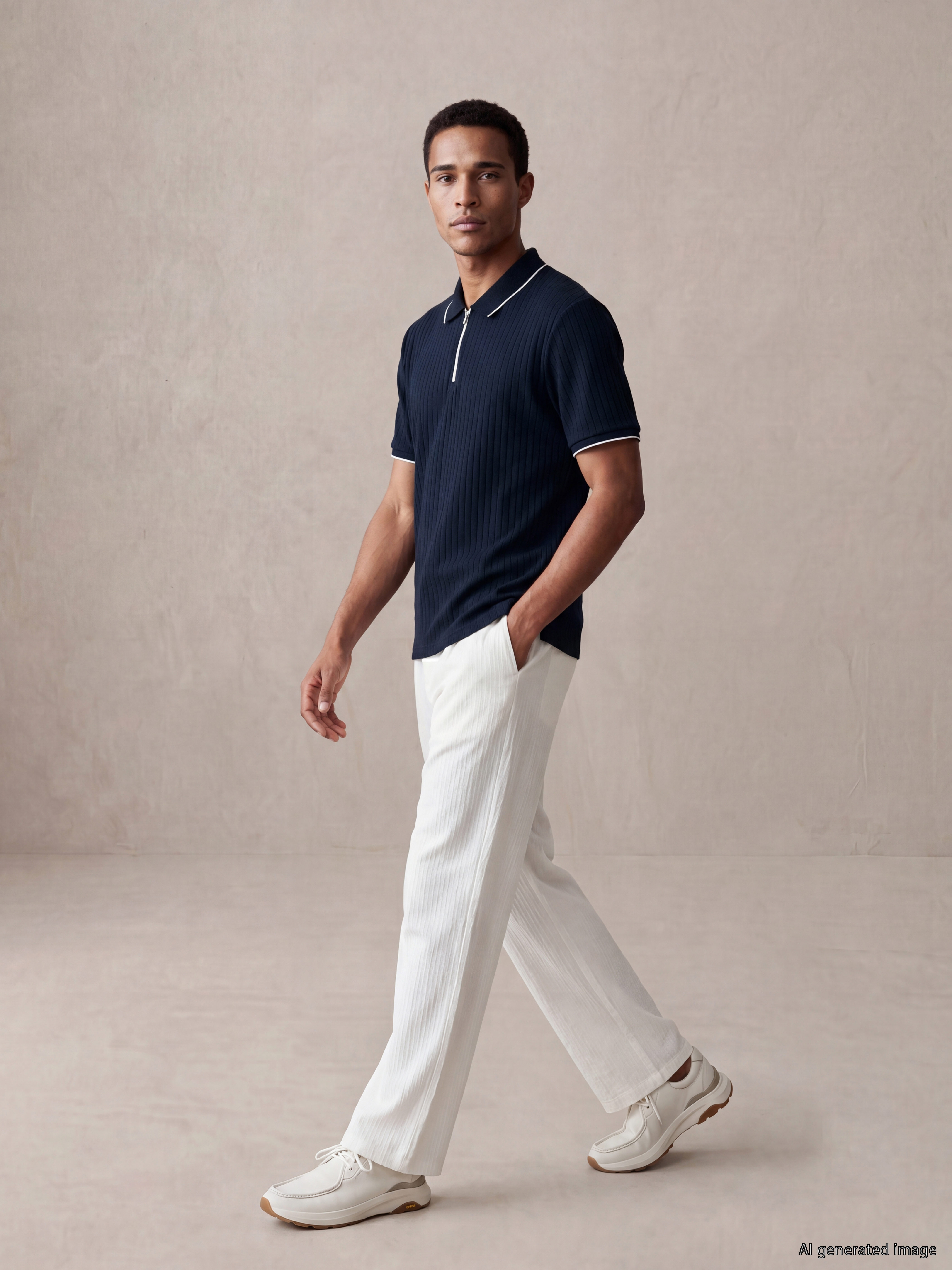 LCW Vision Polo Yaka Erkek Tişört görsel 2