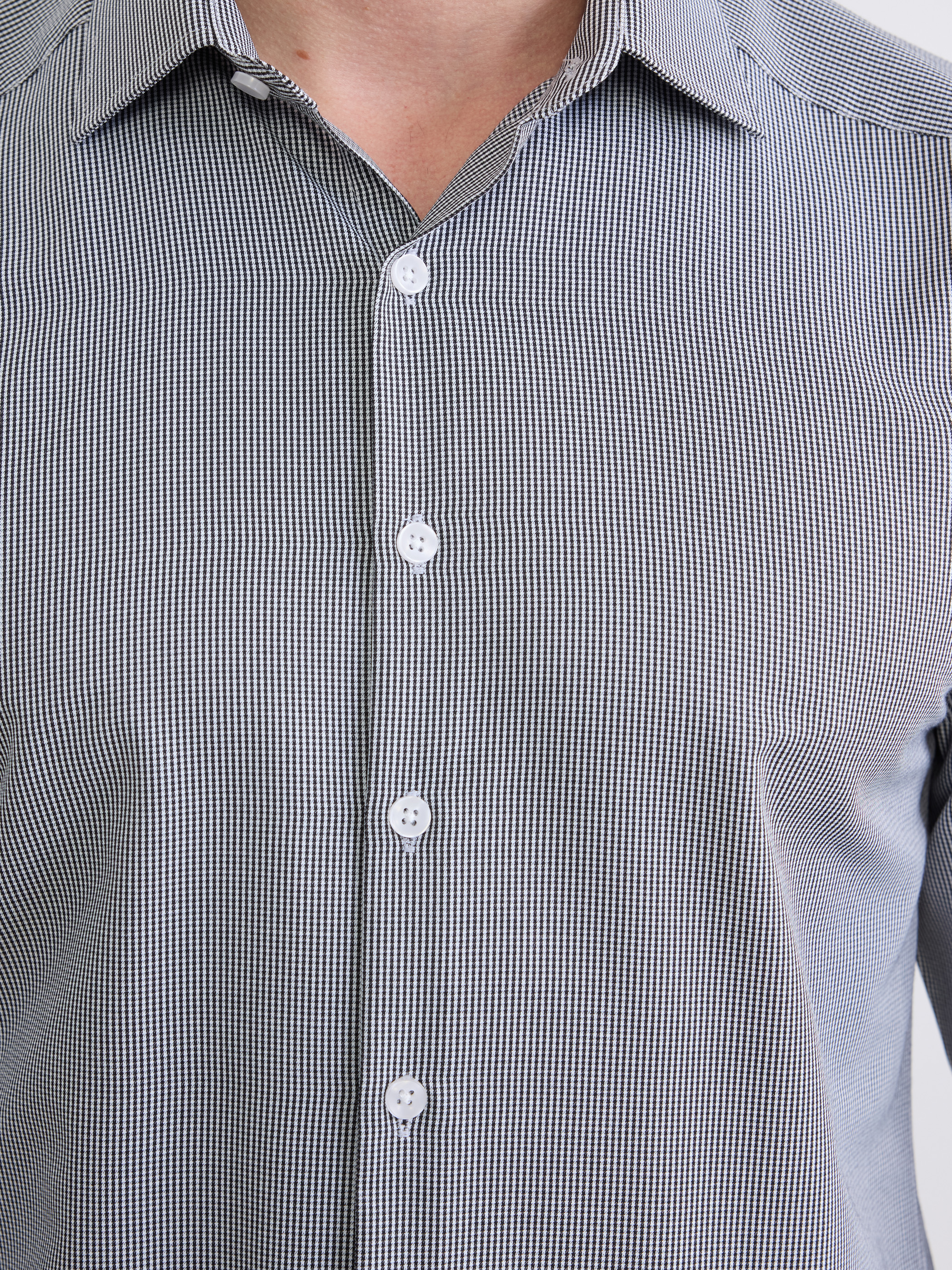 LCW BUSINESS Slim Fit Ekose Erkek Gömlek görsel 3