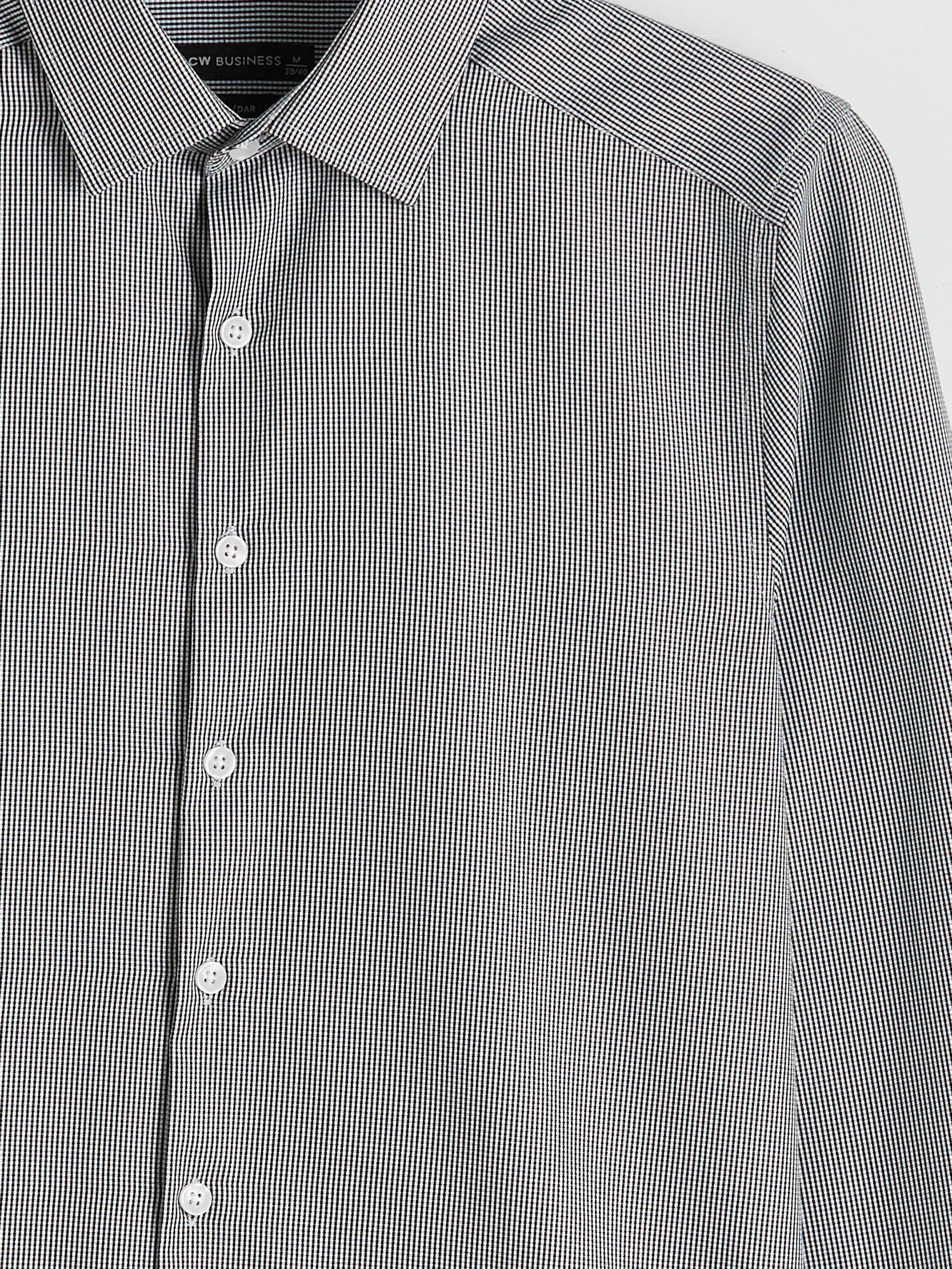 LCW BUSINESS Slim Fit Ekose Erkek Gömlek görsel 6