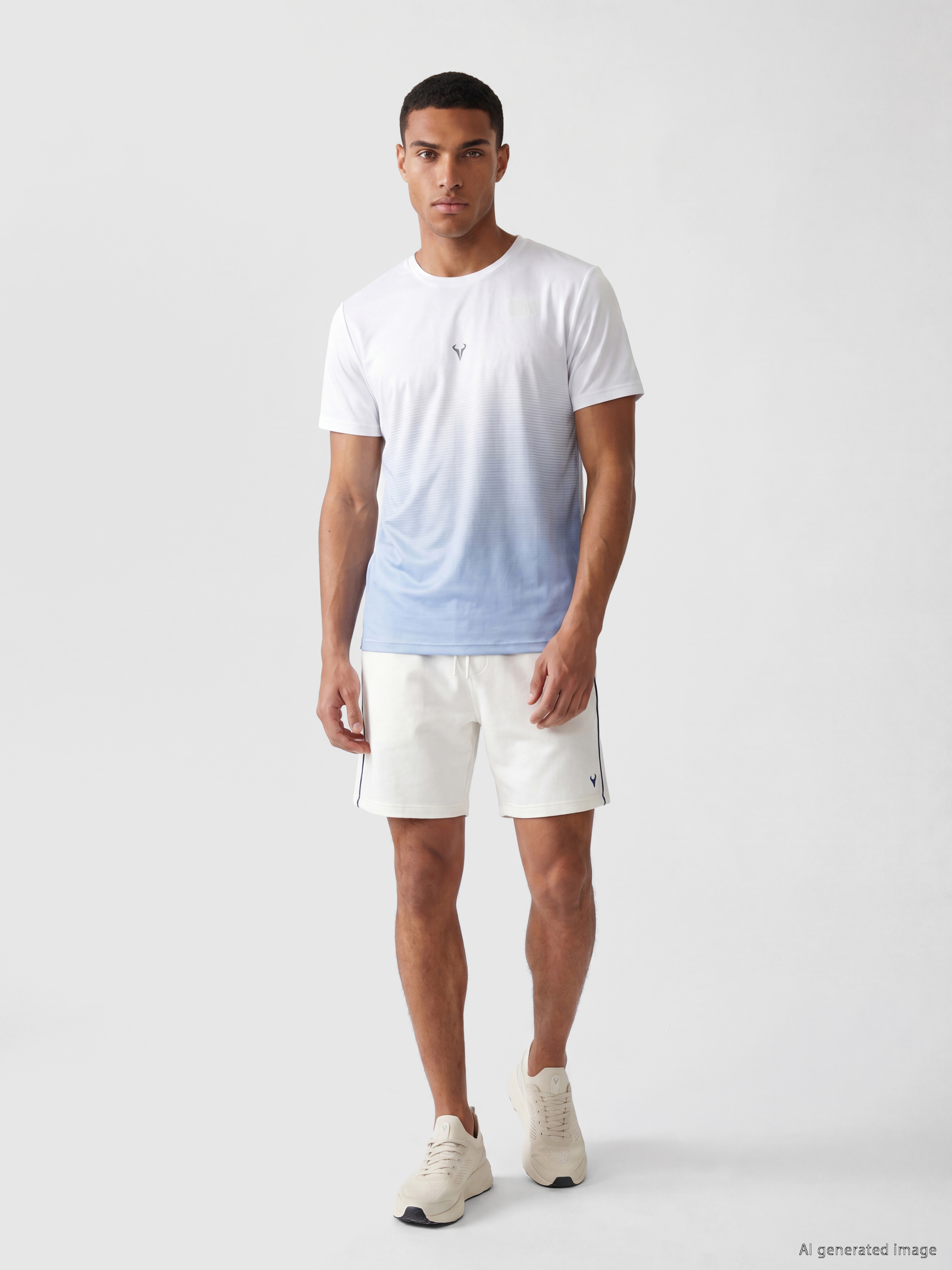 XSIDE ACTIVE Bisiklet Yaka Geçişli Desenli Erkek Tişört görsel 2