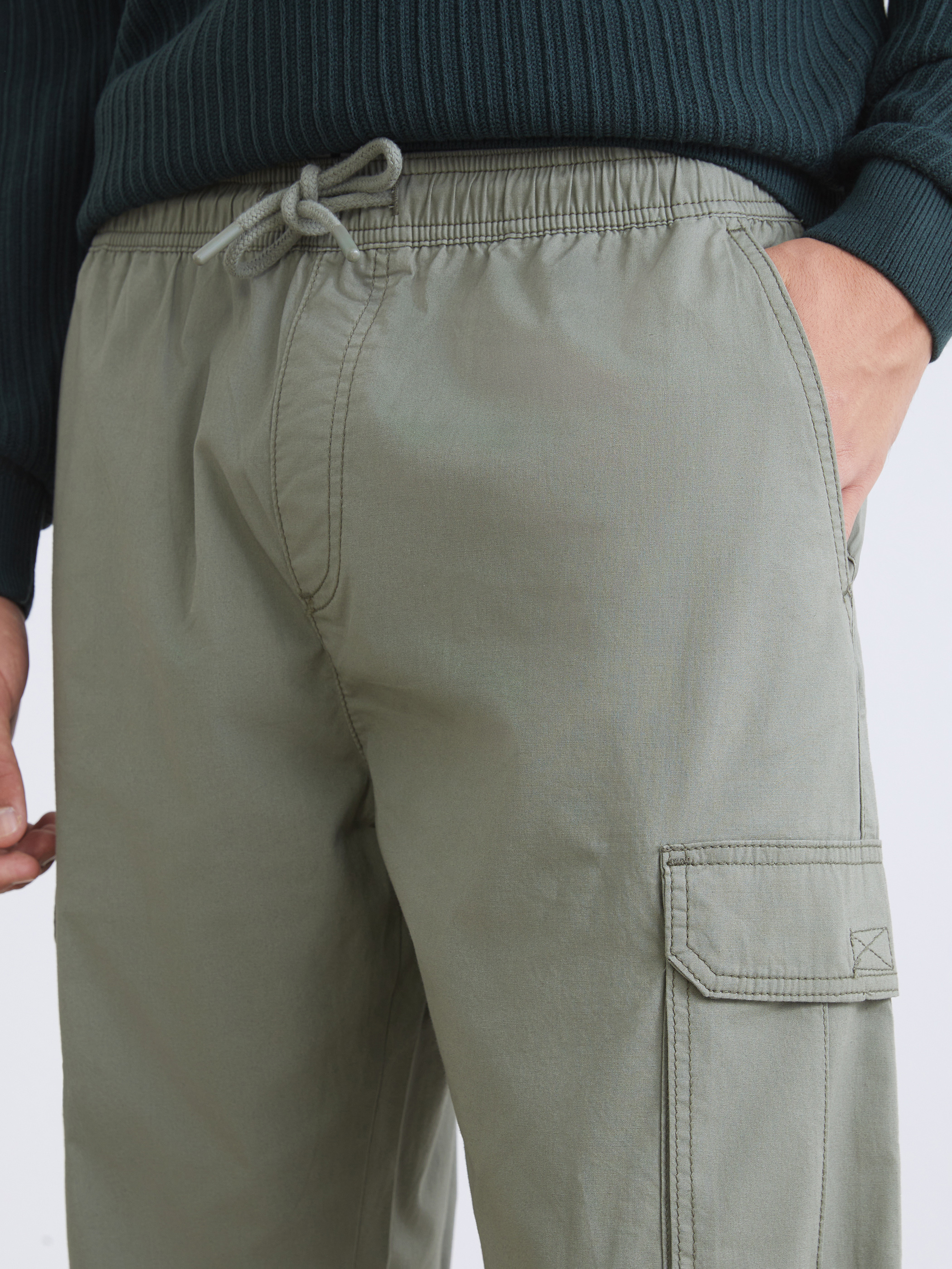 XSIDE Regular Fit Poplin Erkek Jogger Pantolon görsel 6