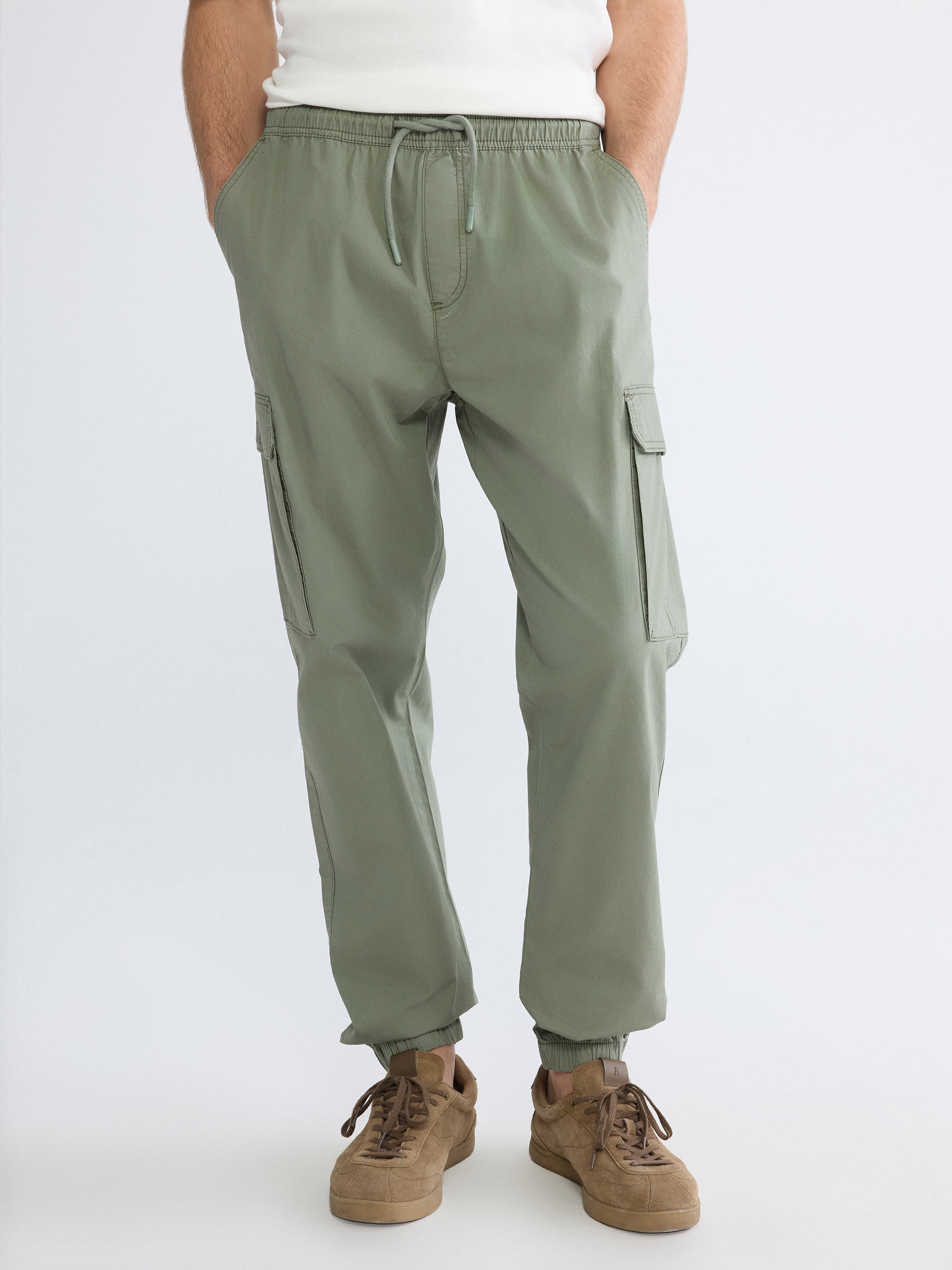 XSIDE Regular Fit Poplin Erkek Jogger Pantolon görsel 3