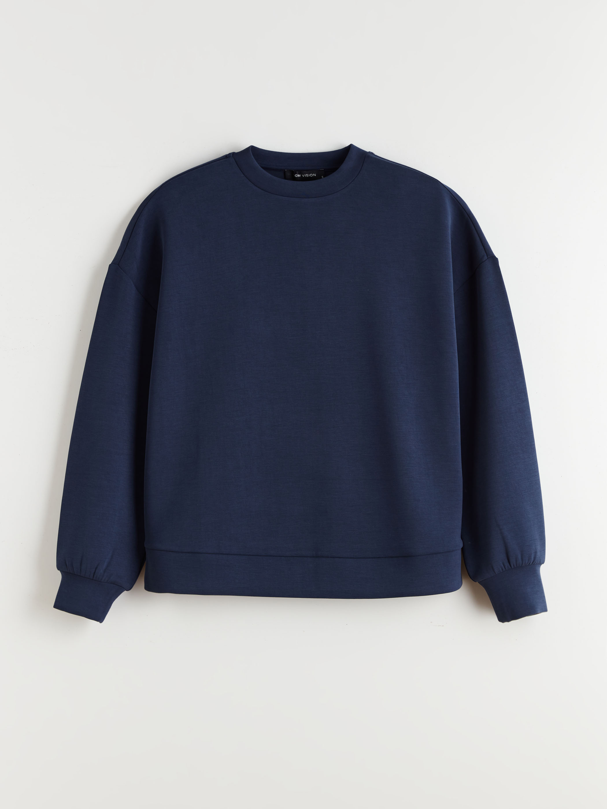 LCW Vision Bisiklet Yaka Oversize Kadın Sweatshirt görsel 6
