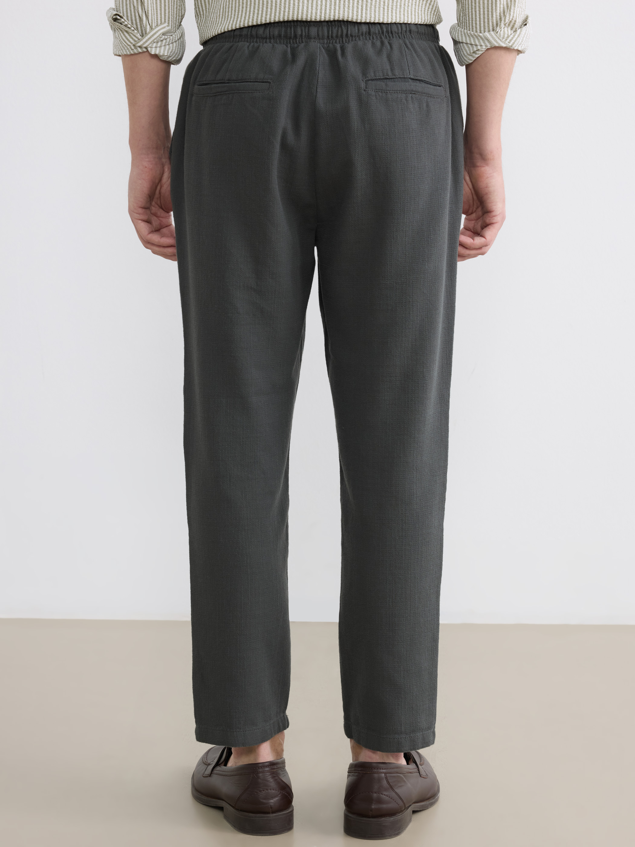 LCW Vision Regular Fit Pamuklu Erkek Dokulu Pantolon görsel 5