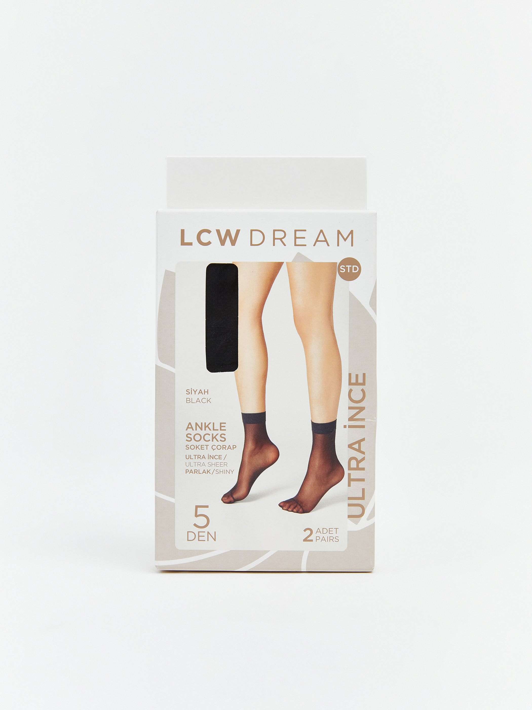 LCW DREAM 5 Denye Kadın Soket Çorap 2'li