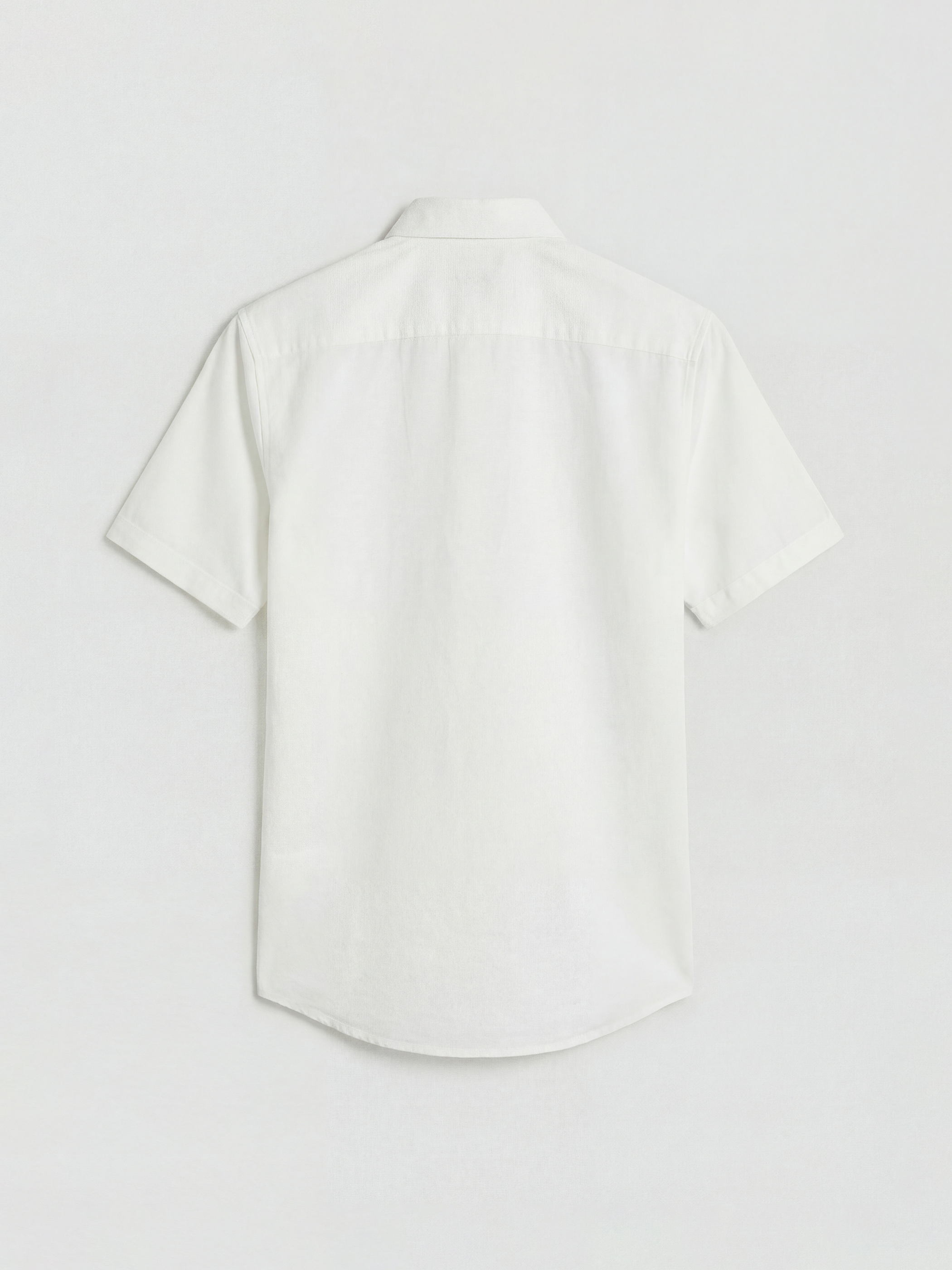 SOUTHBLUE Regular Fit Keten Karışımlı Erkek Basic Gömlek görsel 6
