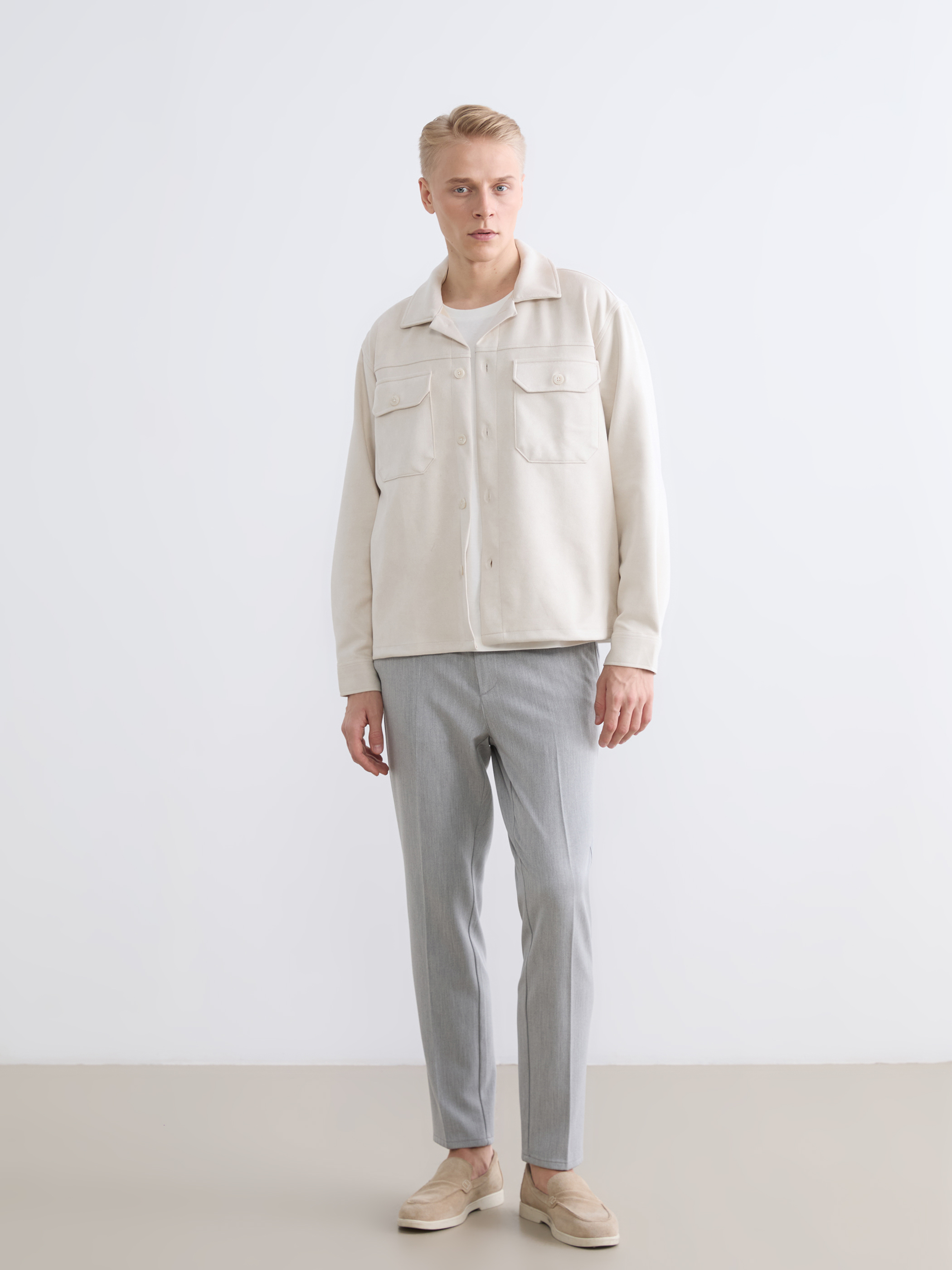 LCW Vision Regular Fit Erkek Gömlek Ceket görsel 2
