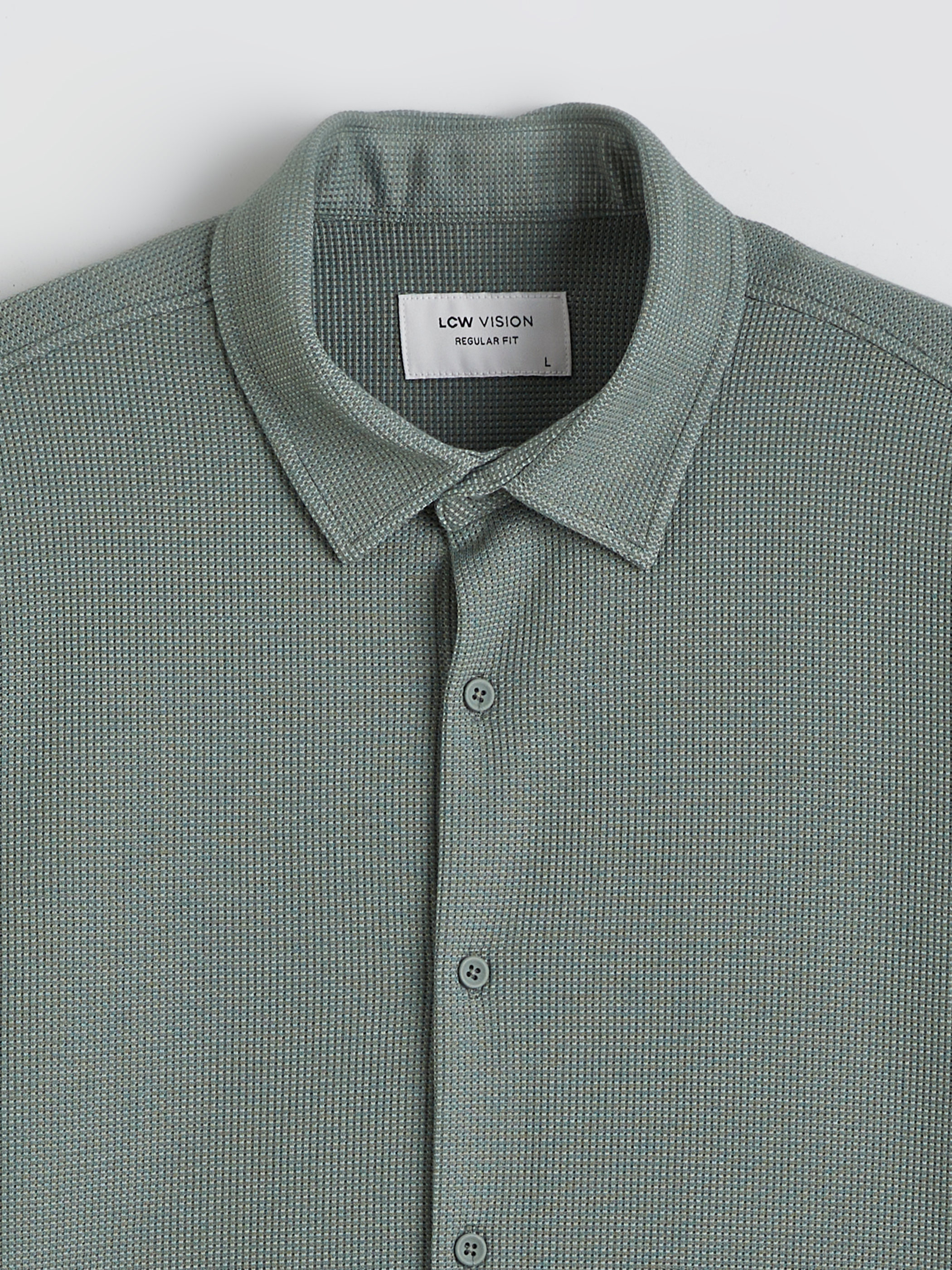LCW Vision Regular Fit Erkek Gömlek görsel 7