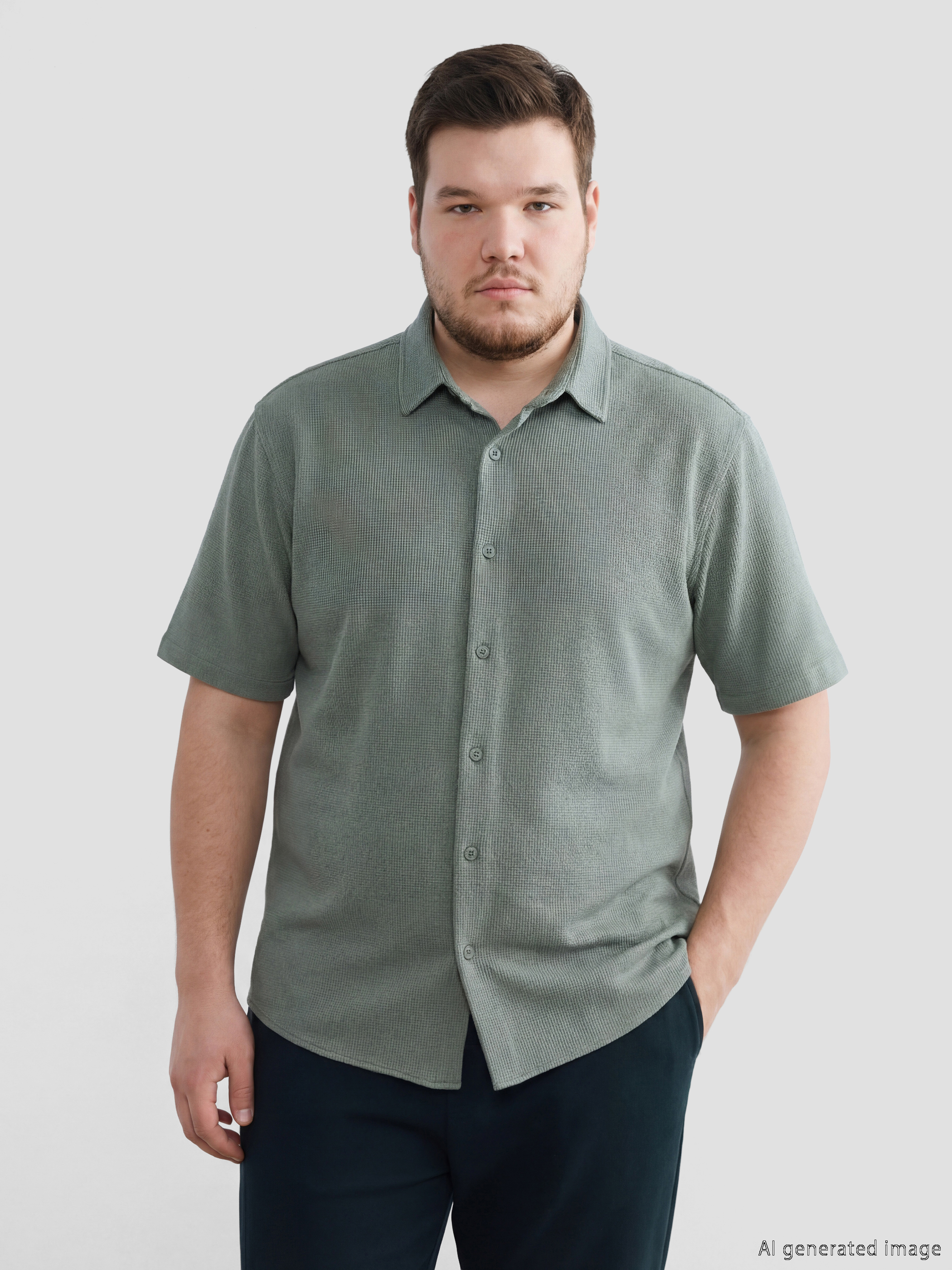 LCW Vision Regular Fit Erkek Gömlek görsel 2