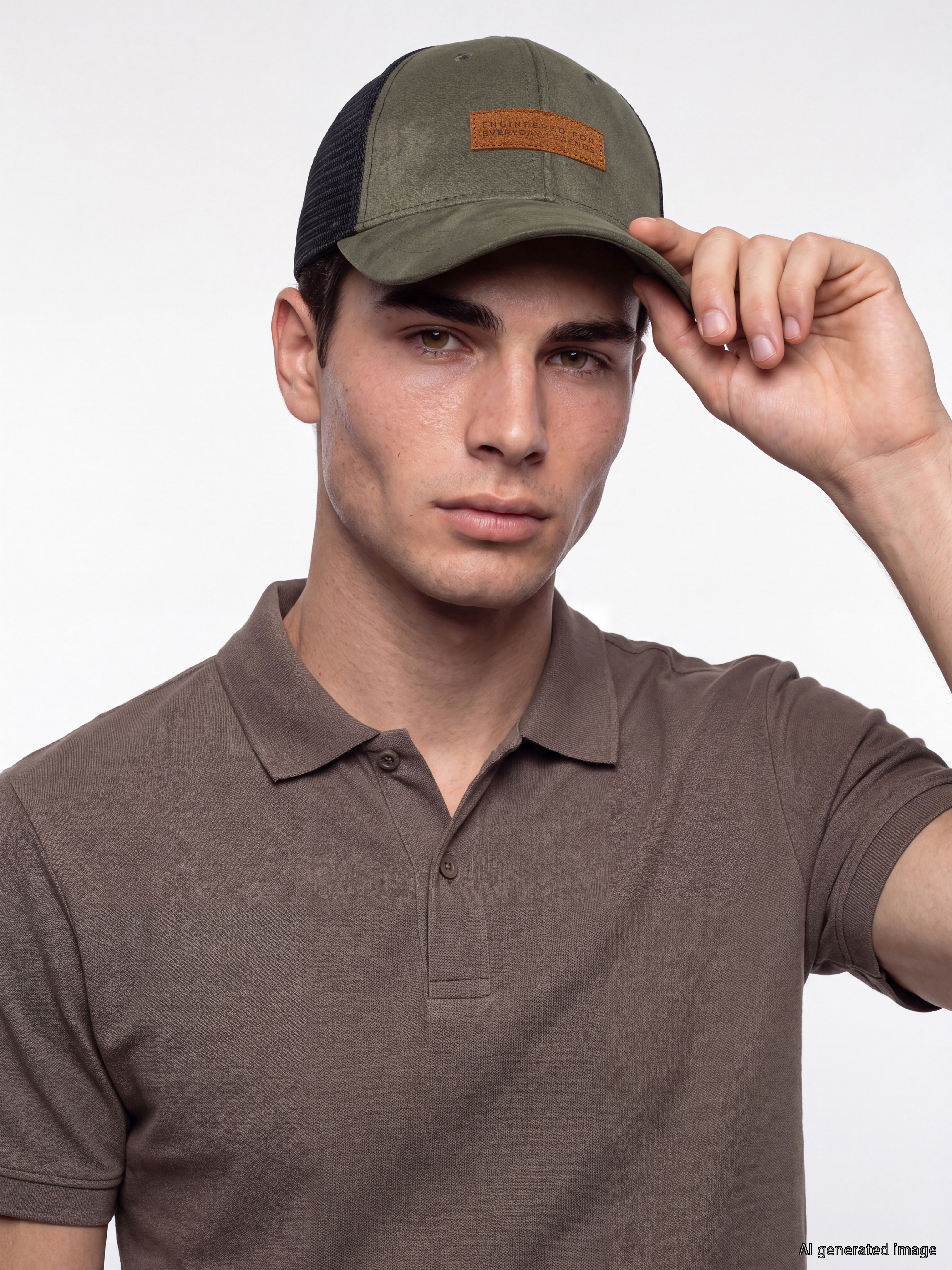 LCW ACCESSORIES File Detaylı Erkek Kep Şapka