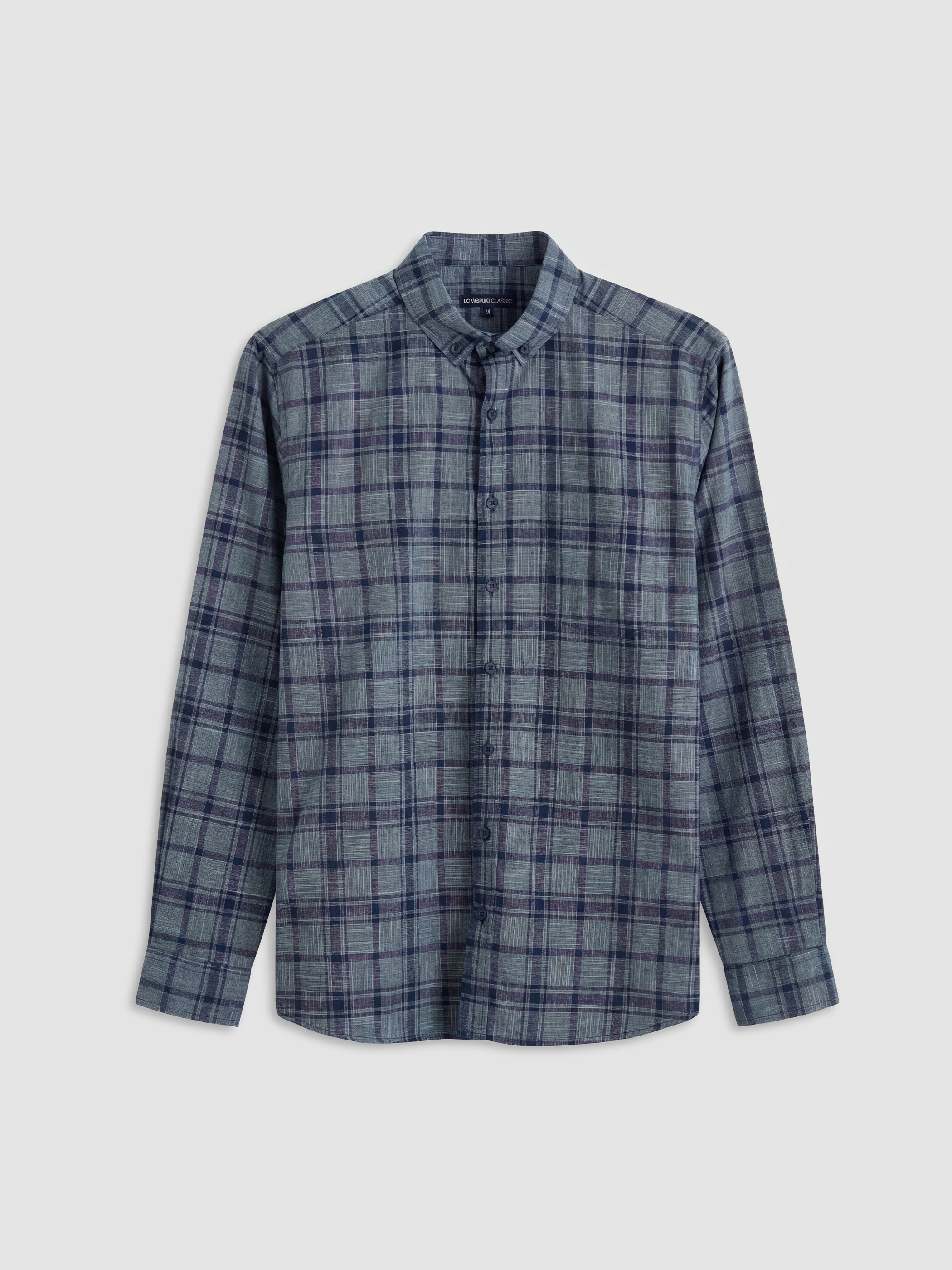 LCWAIKIKI Classic Regular Fit Ekose Poplin Erkek Gömlek görsel 5