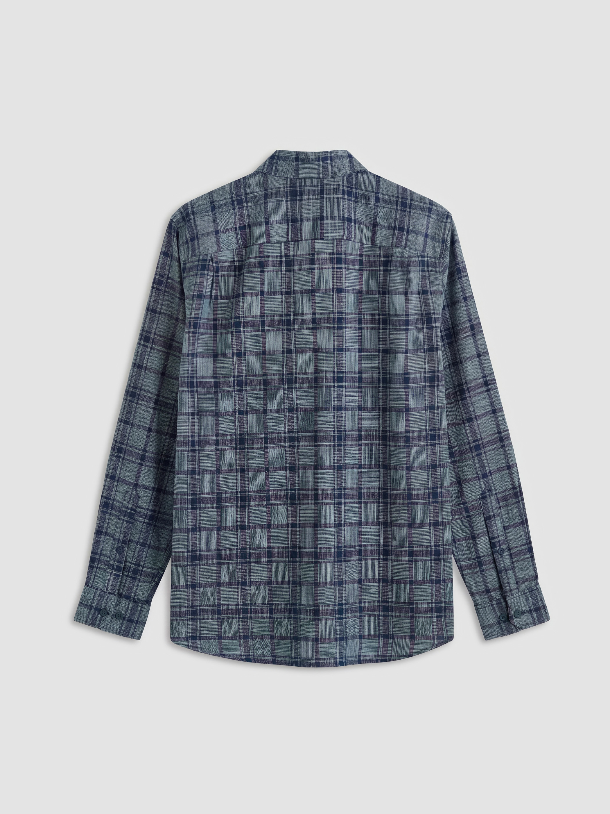 LCWAIKIKI Classic Regular Fit Ekose Poplin Erkek Gömlek görsel 6