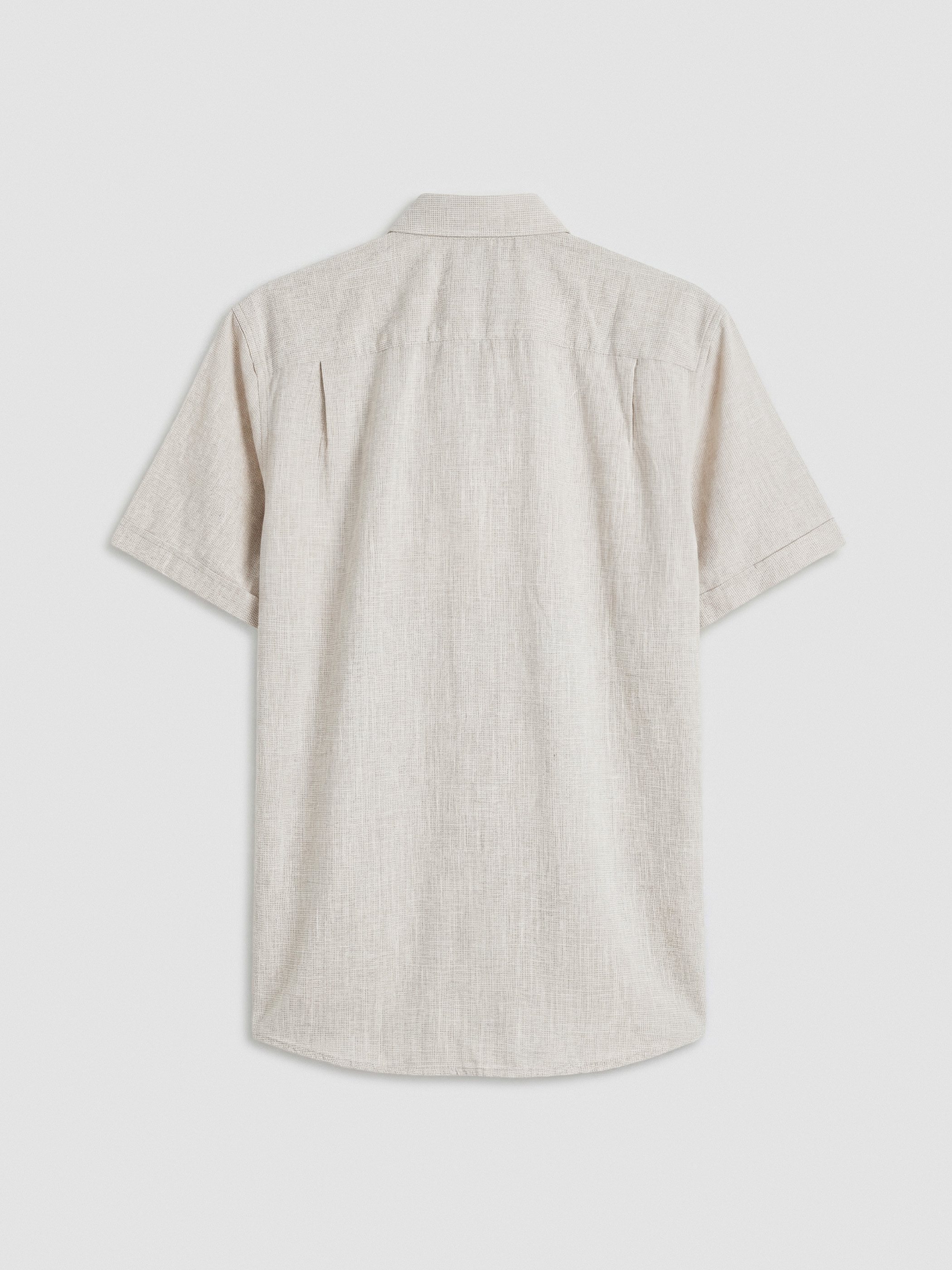 LCWAIKIKI Classic Regular Fit Erkek Keten Görünümlü Gömlek görsel 6