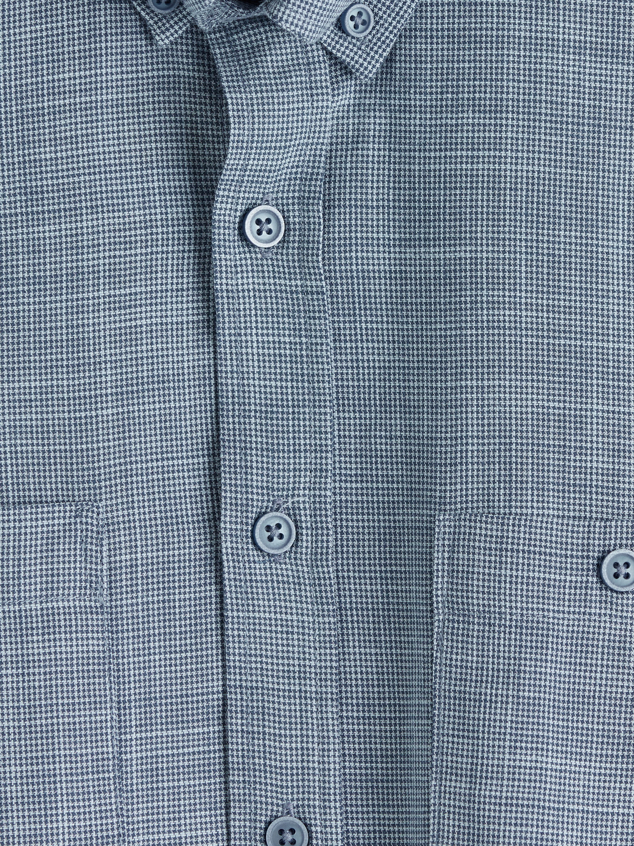 LCWAIKIKI Classic Regular Fit Erkek Keten Görünümlü Gömlek görsel 5
