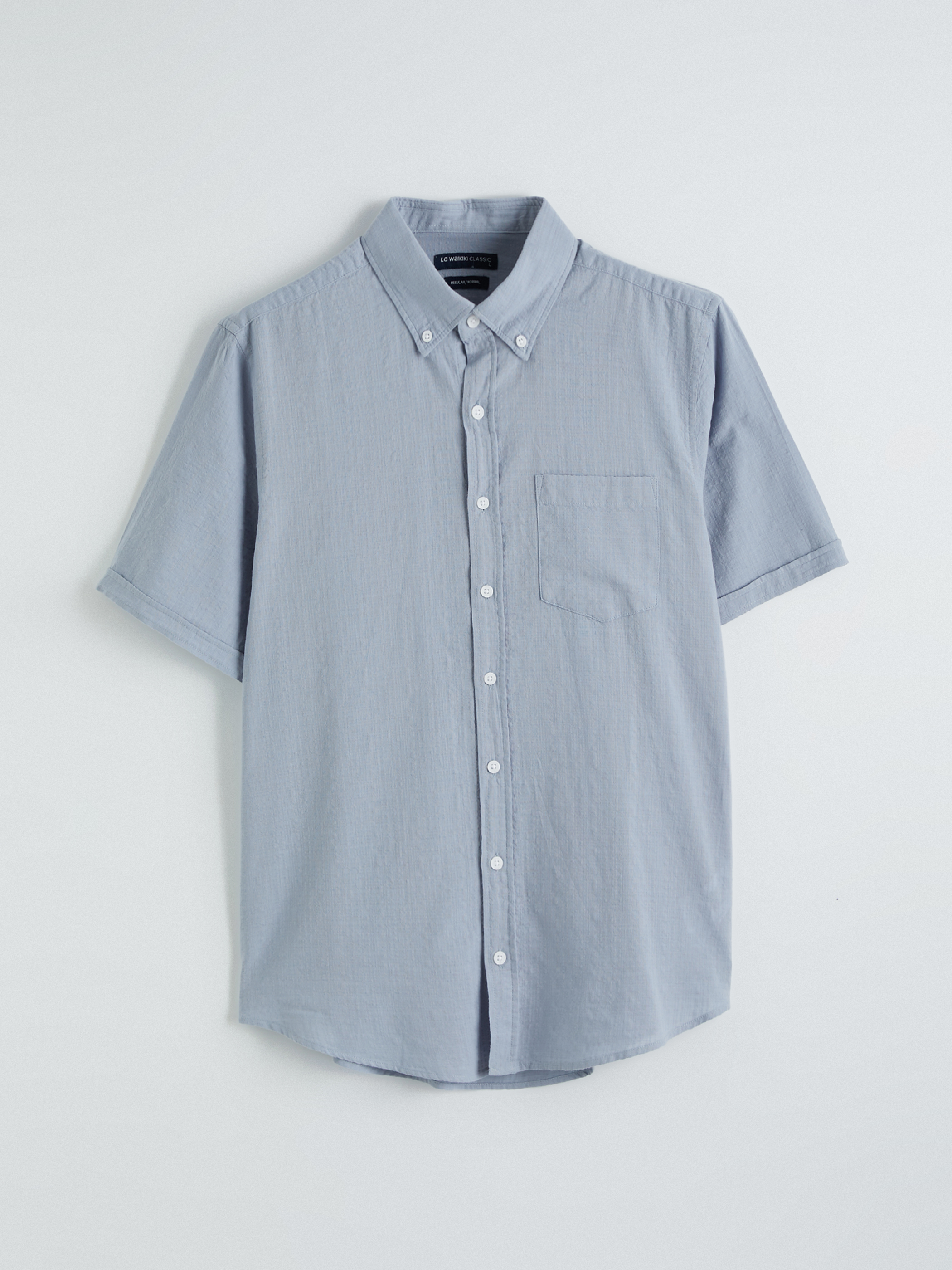LCWAIKIKI Classic Regular Fit Armürlü Erkek Gömlek görsel 4
