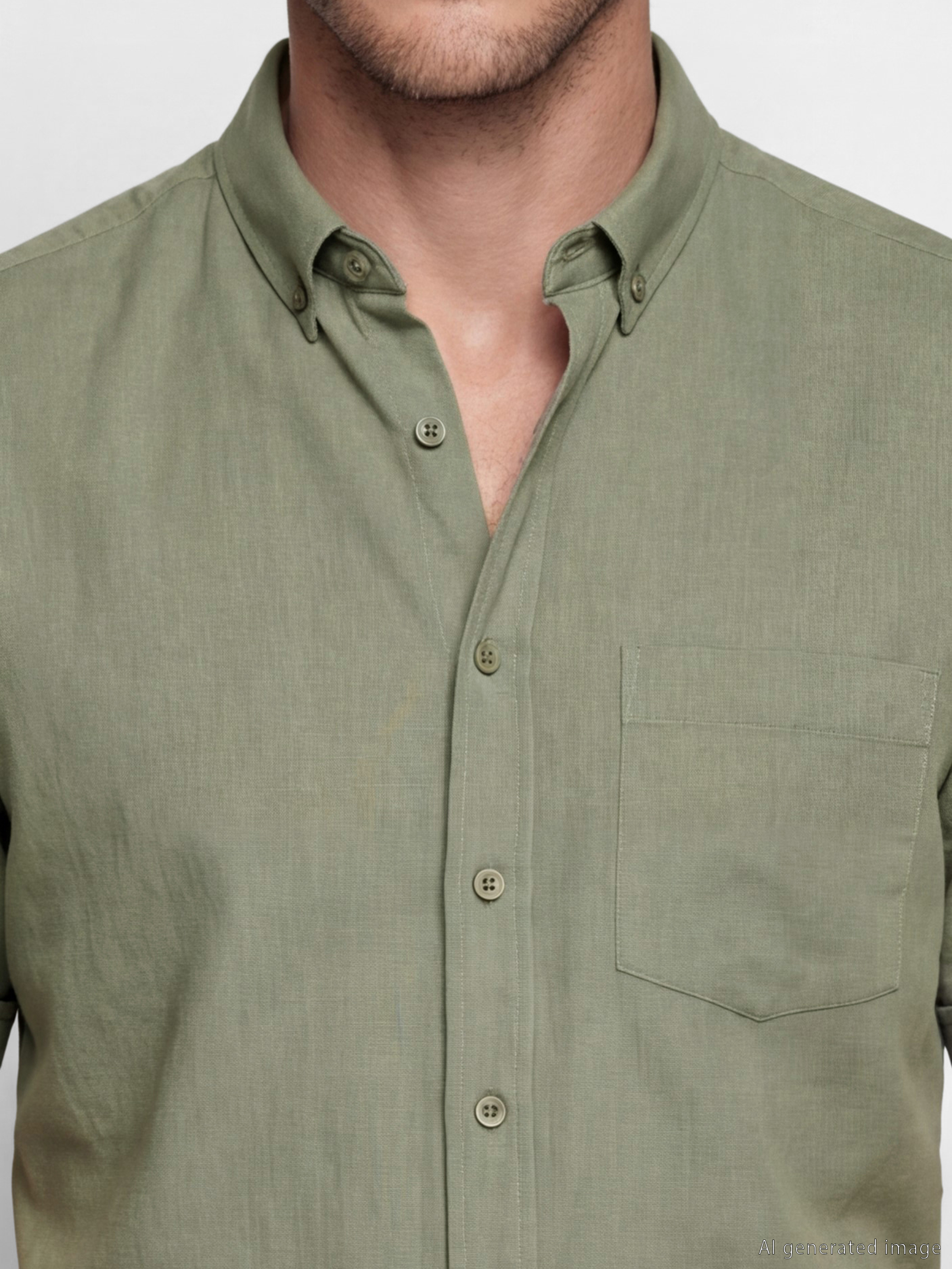 LCWAIKIKI Classic Regular Fit Armürlü Erkek Gömlek görsel 6