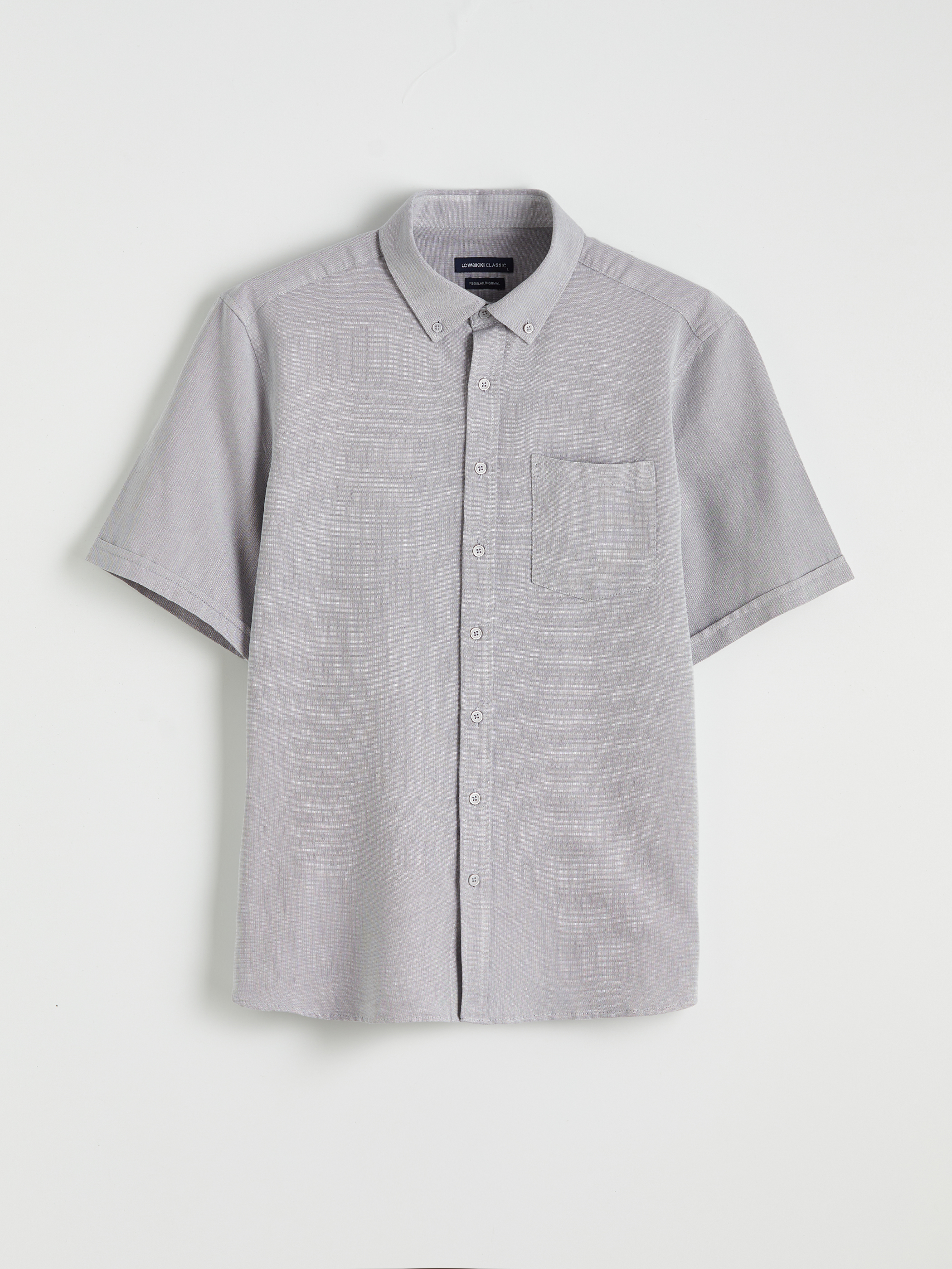 LCWAIKIKI Classic Regular Fit Armürlü Erkek Gömlek görsel 6