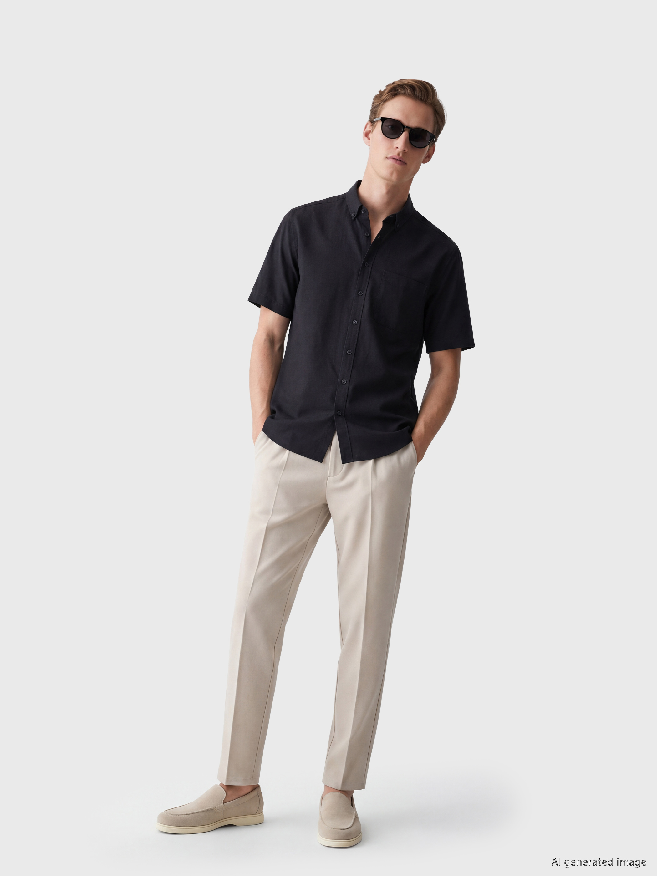 SOUTHBLUE Regular Fit Viskon Erkek Gömlek görsel 2