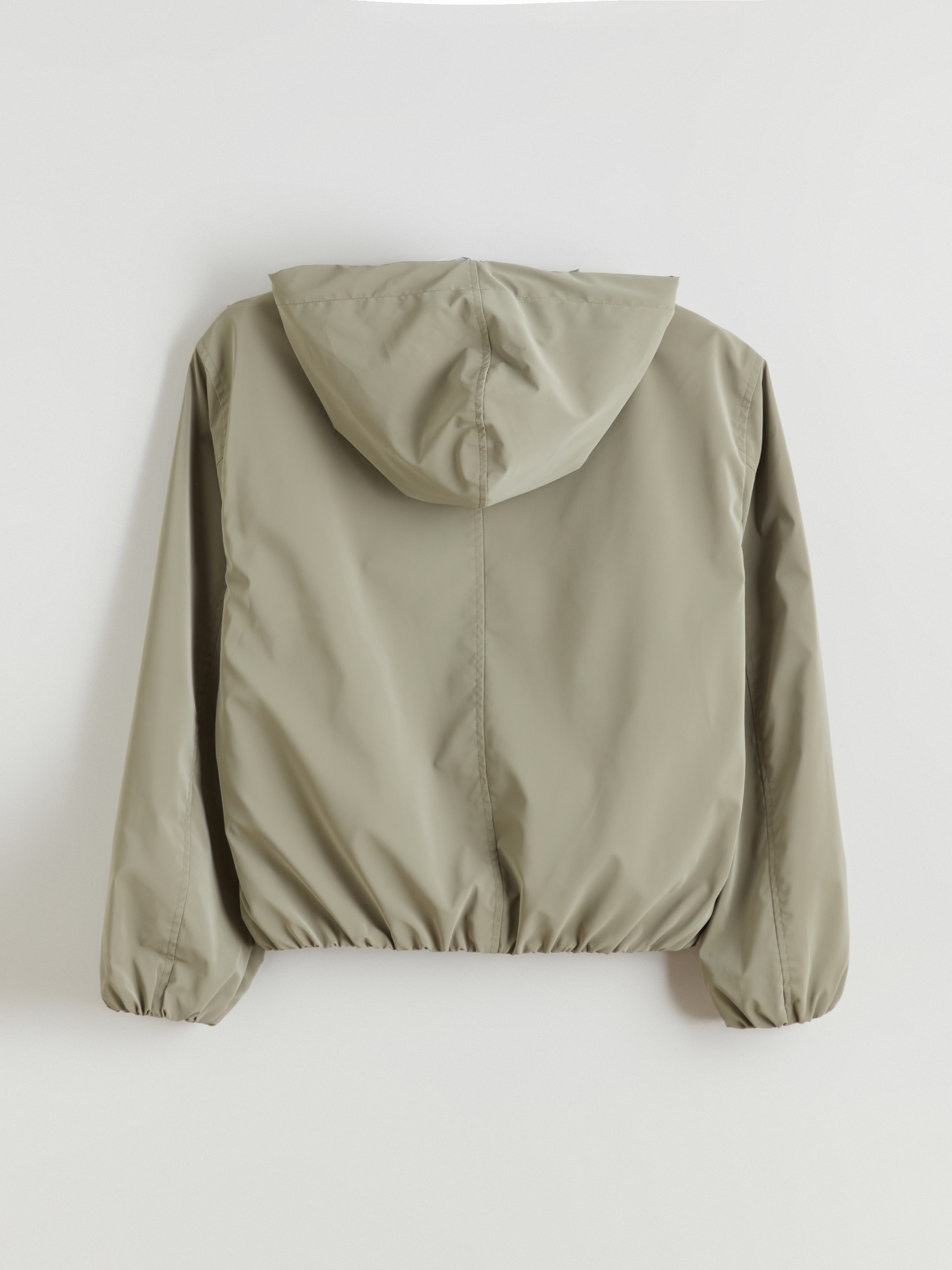 XSIDE Kapüşonlu Oversize Crop Kadın Yağmurluk görsel 8