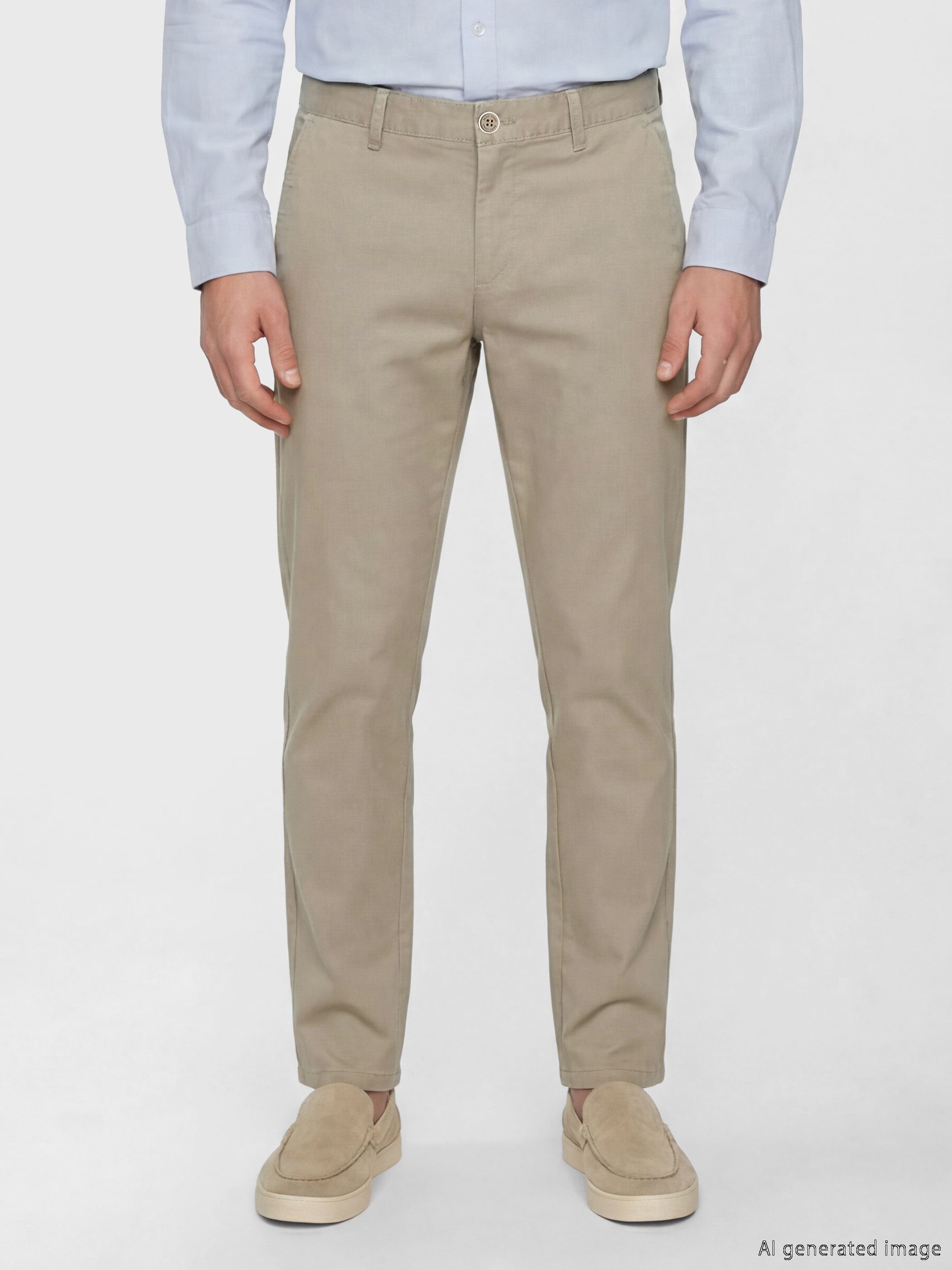 LCWAIKIKI Classic Dar Kalıp Erkek Chino Pantolon görsel 2