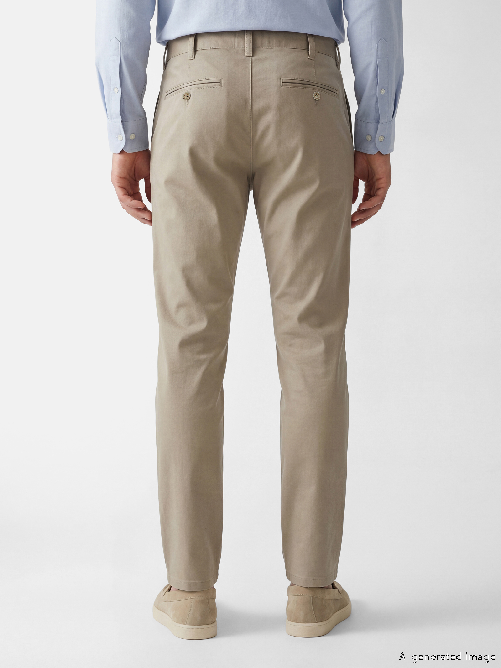 LCWAIKIKI Classic Dar Kalıp Erkek Chino Pantolon görsel 4