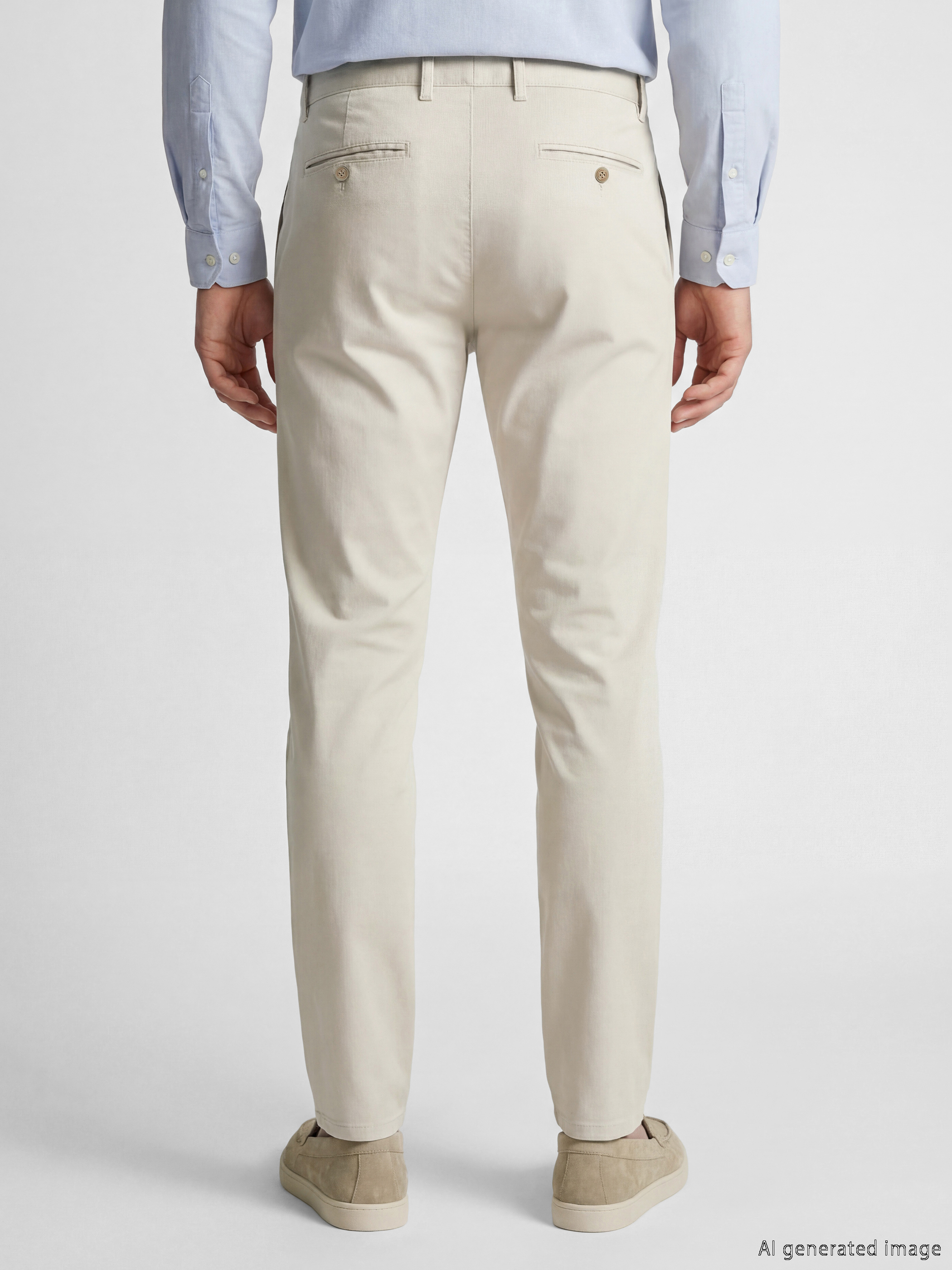 LCWAIKIKI Classic Dar Kalıp Erkek Chino Pantolon görsel 4