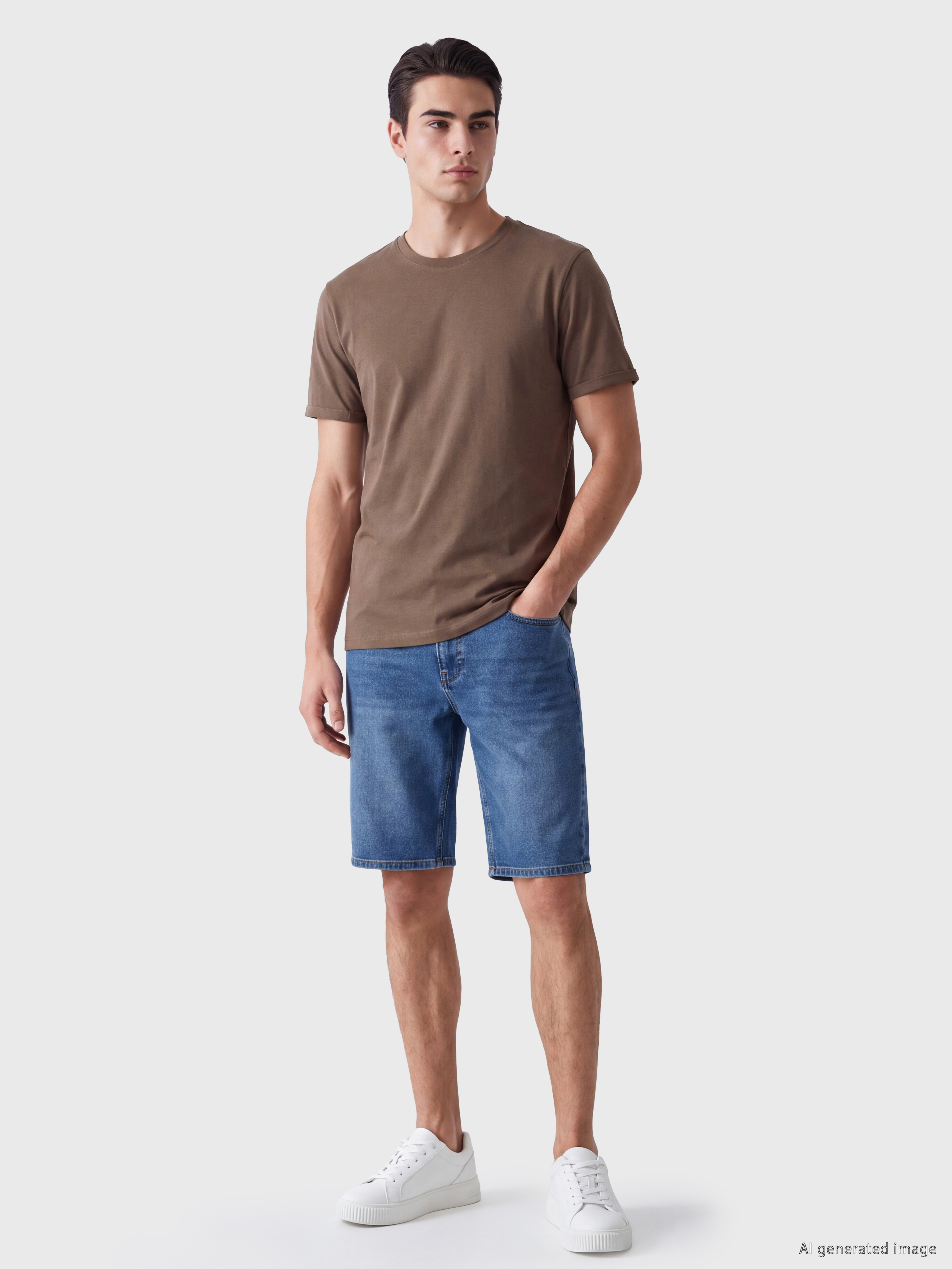 LCWAIKIKI Classic Slim Fit İnce Kumaş Erkek Tişört /02 görsel 2