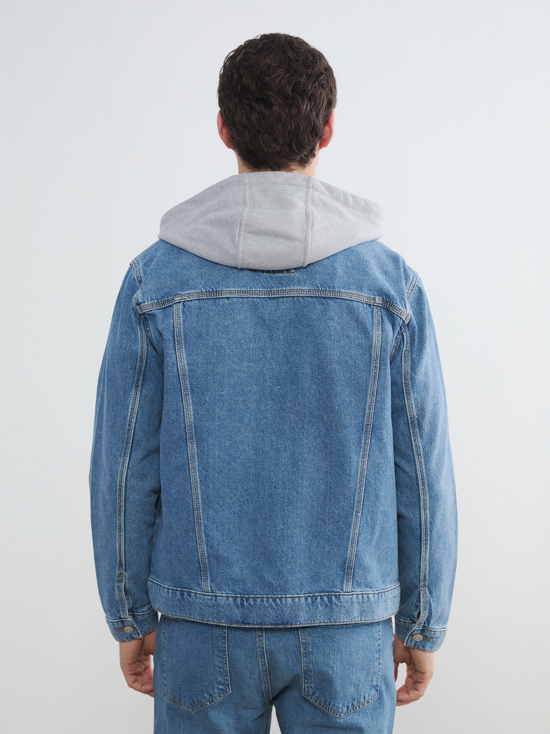 LCW Jeans Standart Kalıp Kapüşonlu Erkek Jean Mont görsel 5