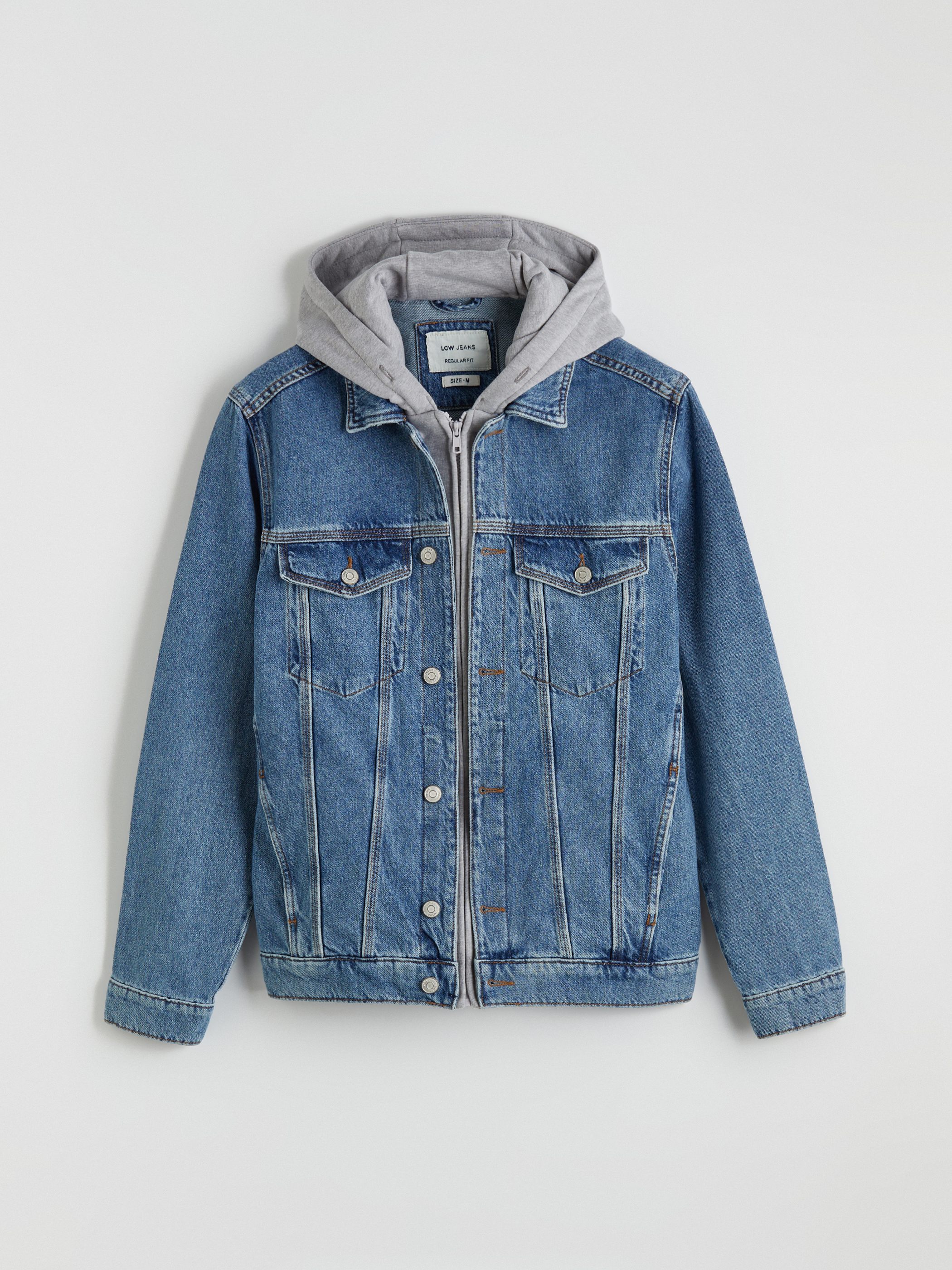 LCW Jeans Standart Kalıp Kapüşonlu Erkek Jean Mont görsel 6