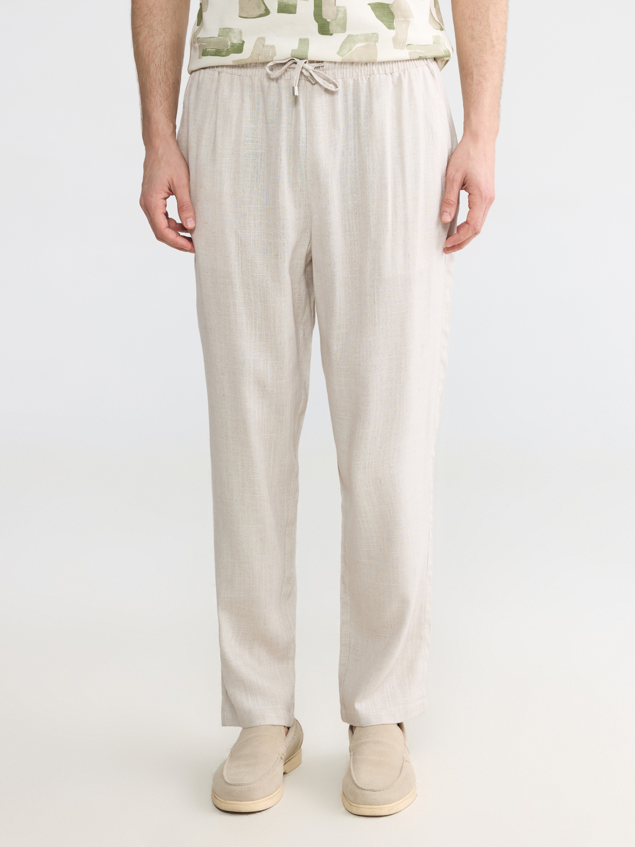 LCW Vision Regular Fit Keten Karışımlı Erkek Pantolon görsel 3