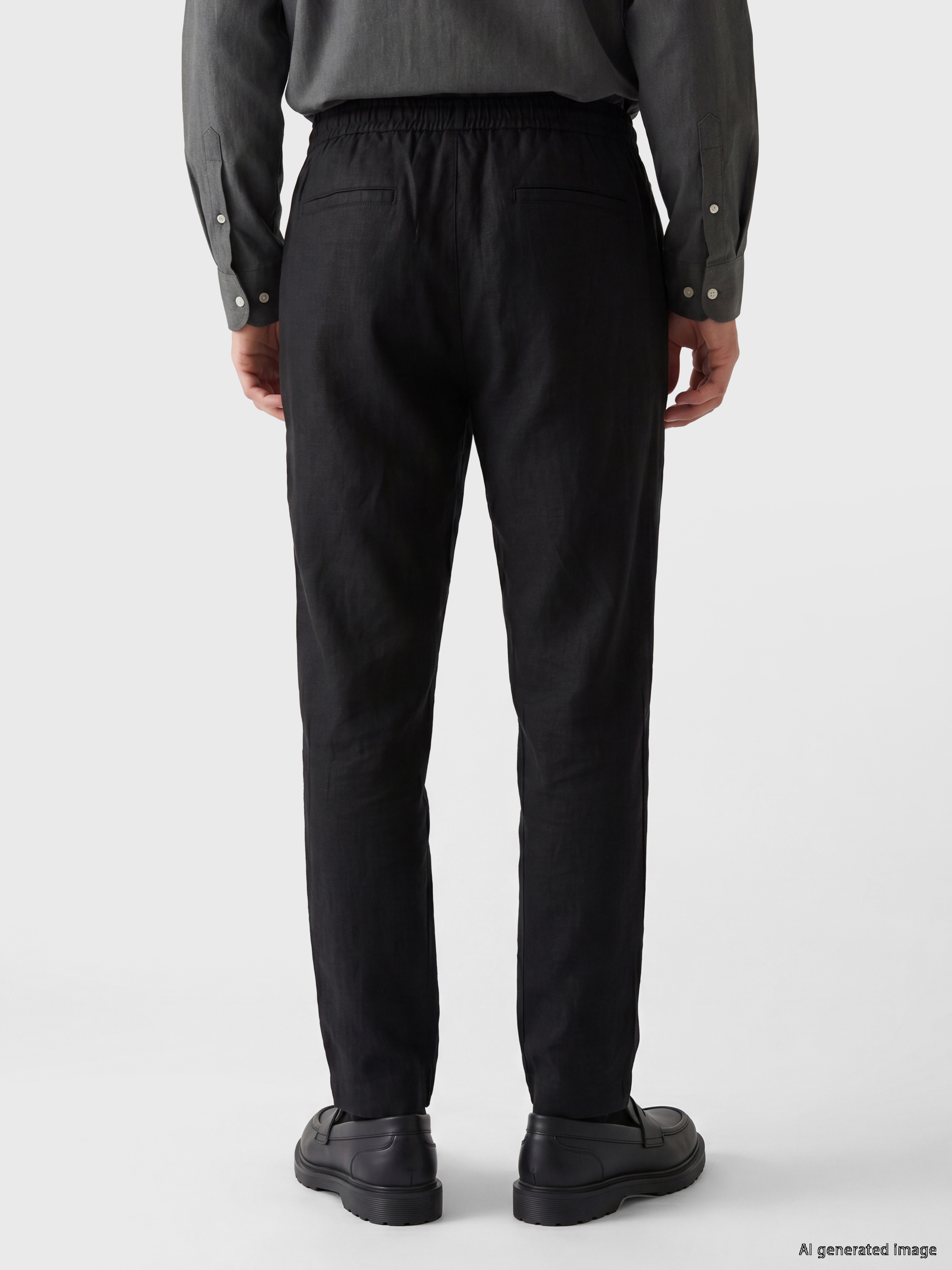 LCW Vision Regular Fit Keten Karışımlı Erkek Pantolon görsel 3