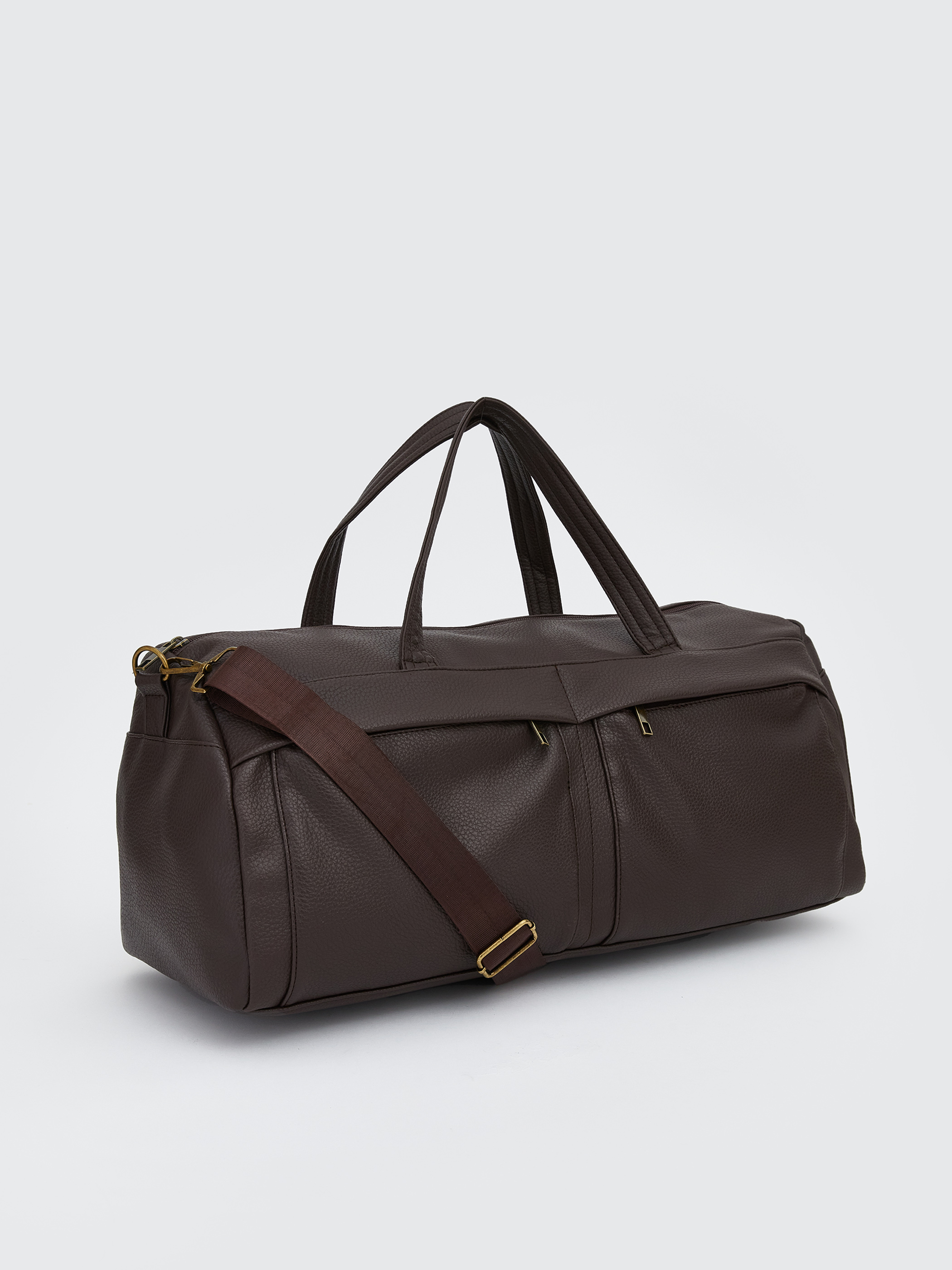 LCW ACCESSORIES Deri Görünümlü Erkek Seyahat Çantası görsel 2