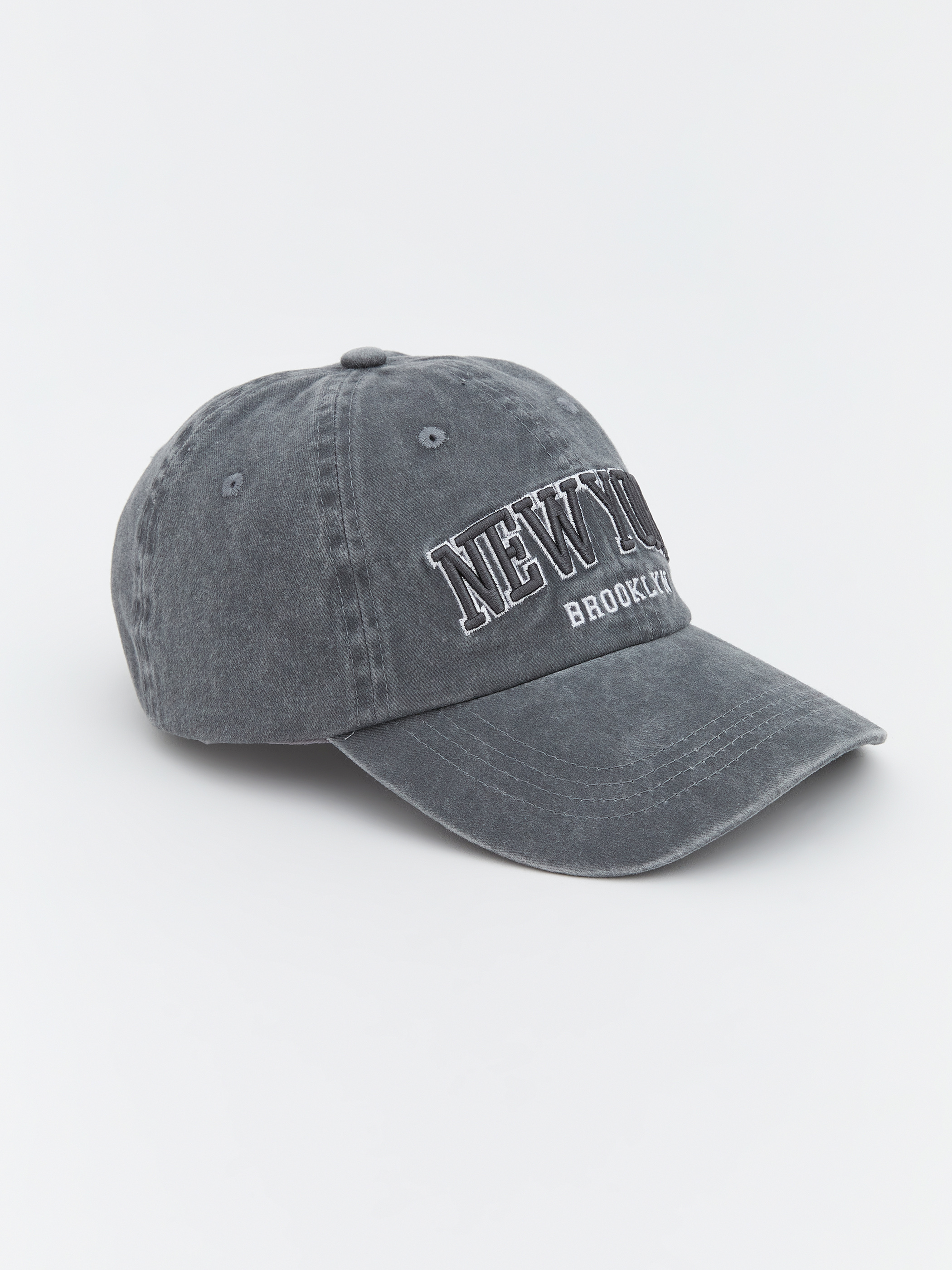 LCW ACCESSORIES New York Nakışlı Kadın Kep Şapka görsel 2