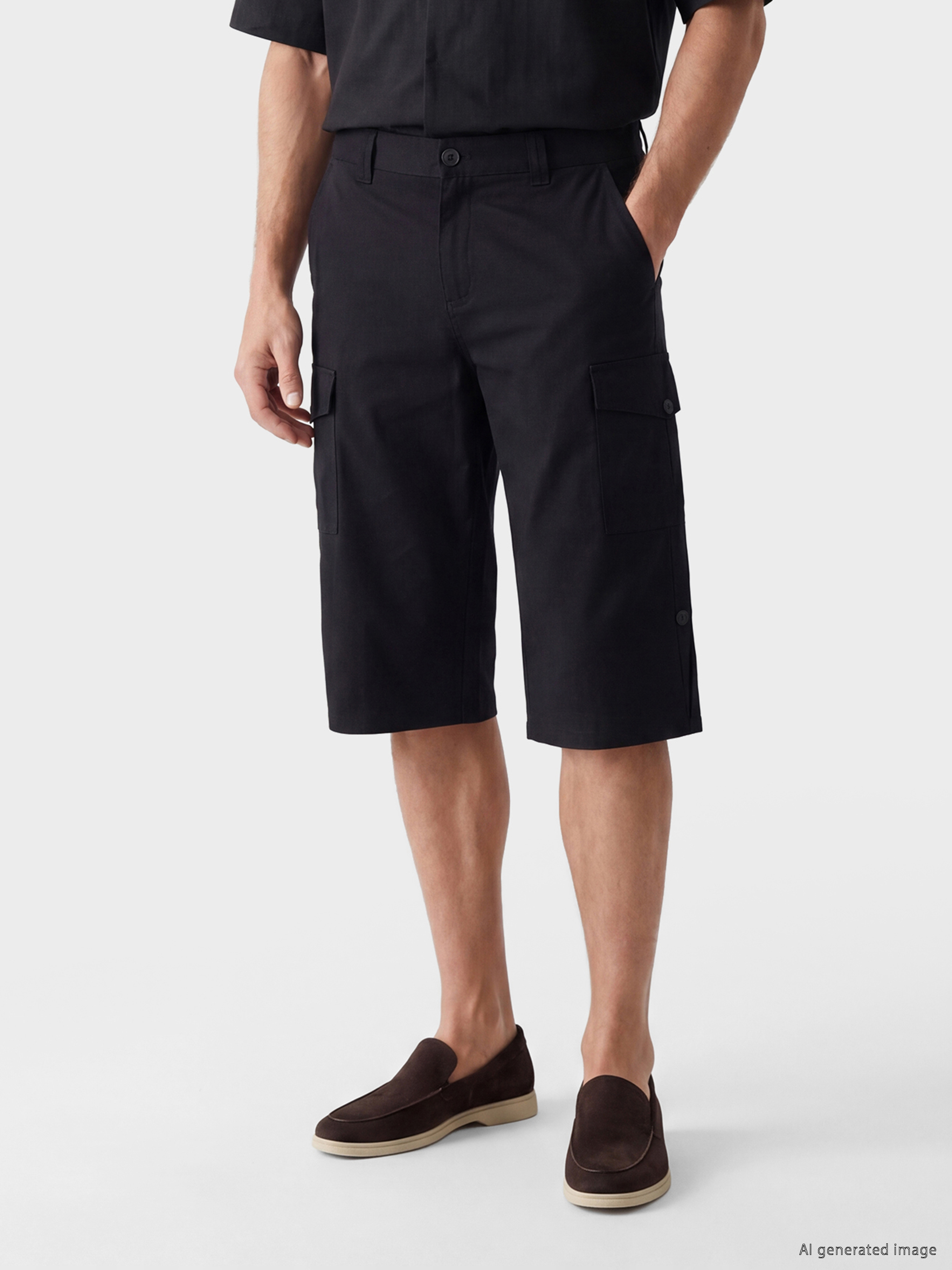 LCWAIKIKI Classic Regular Fit Erkek Kargo Şort görsel 2