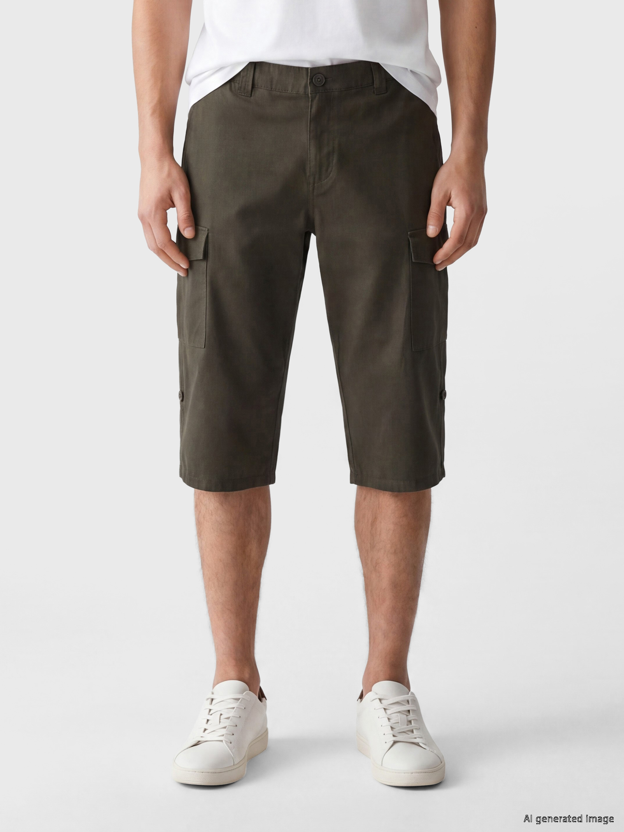 LCWAIKIKI Classic Regular Fit Erkek Kargo Şort görsel 2