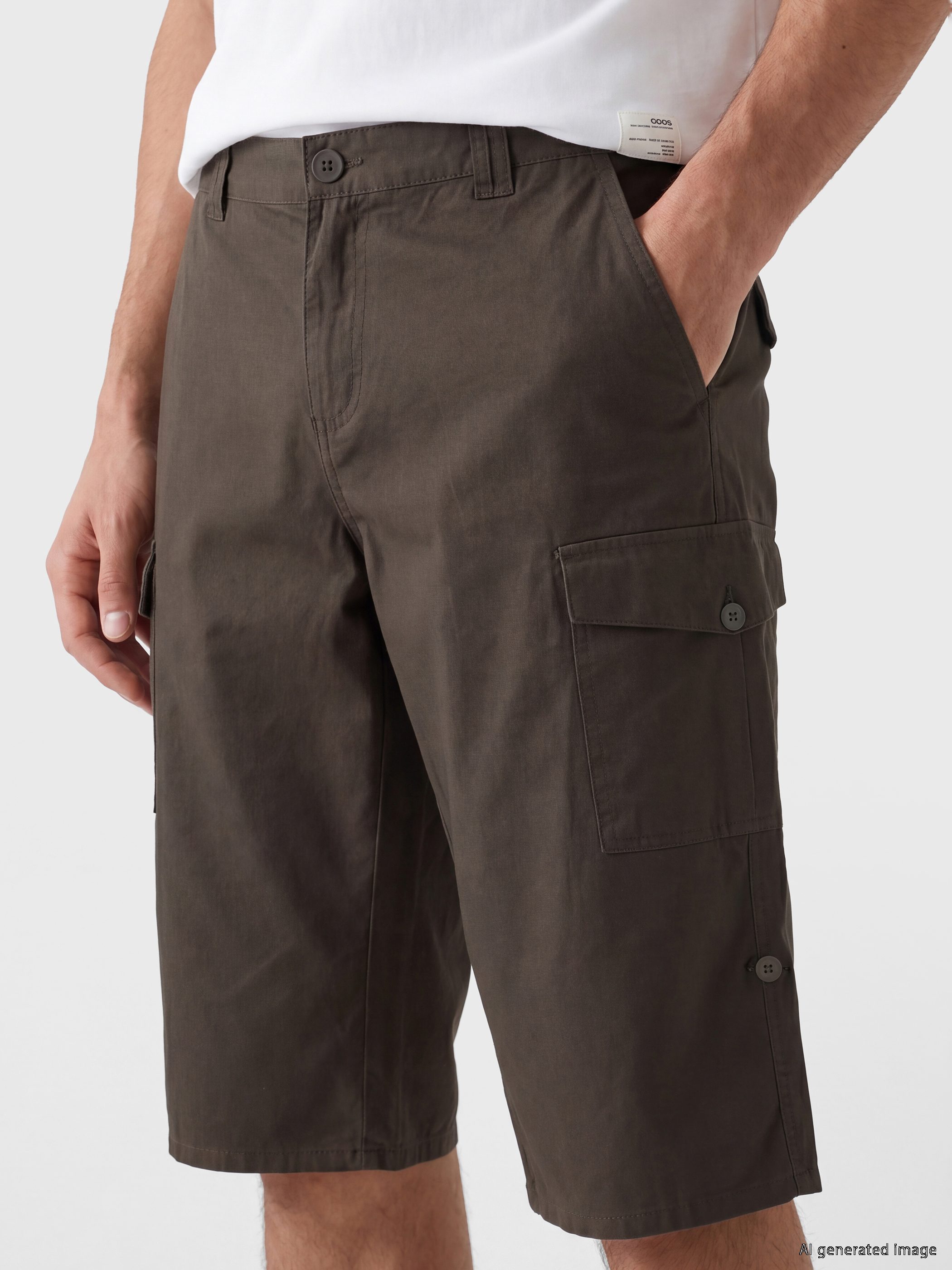 LCWAIKIKI Classic Regular Fit Erkek Kargo Şort görsel 3