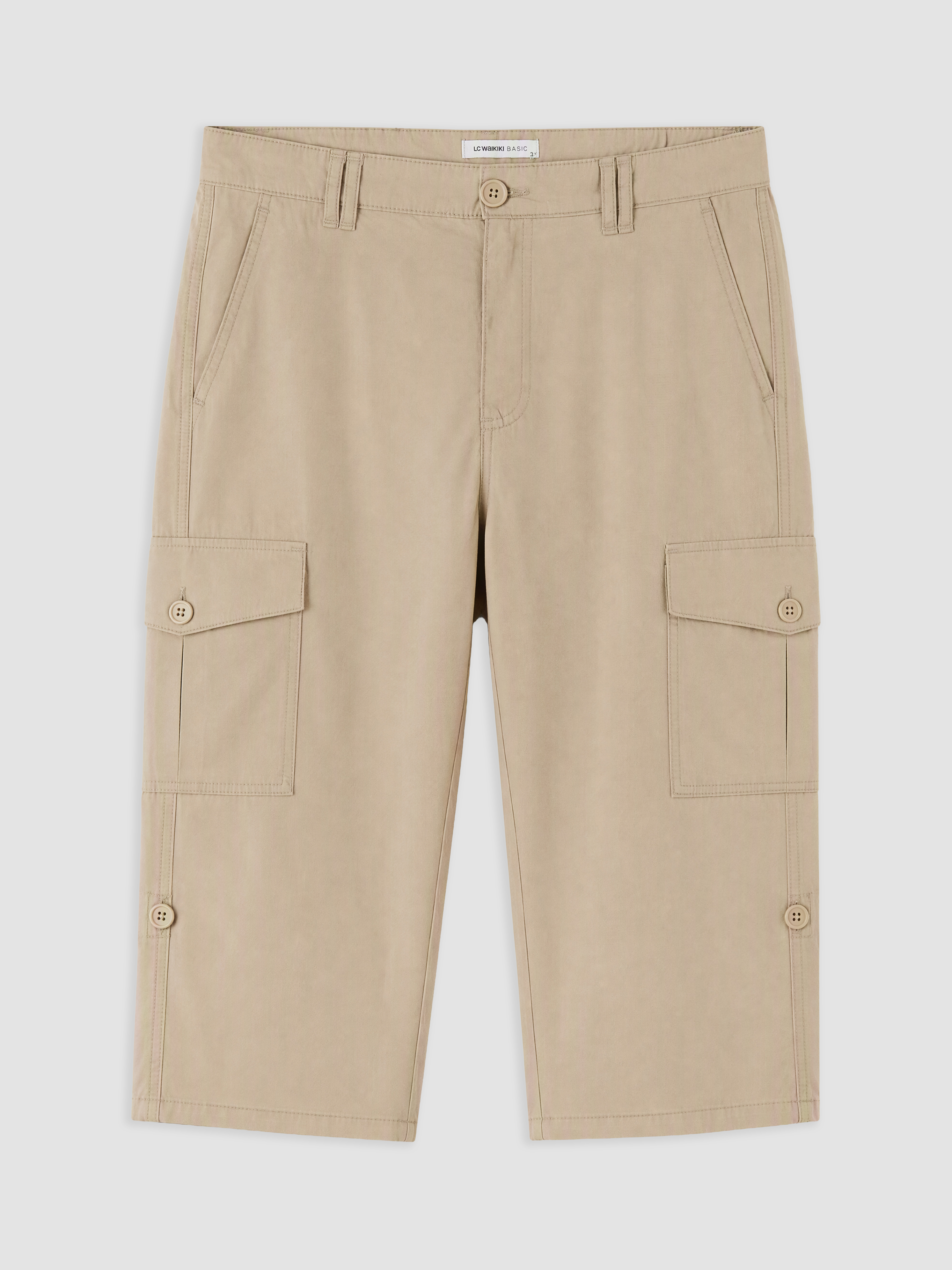 LCWAIKIKI Classic Regular Fit Erkek Kargo Şort görsel 5