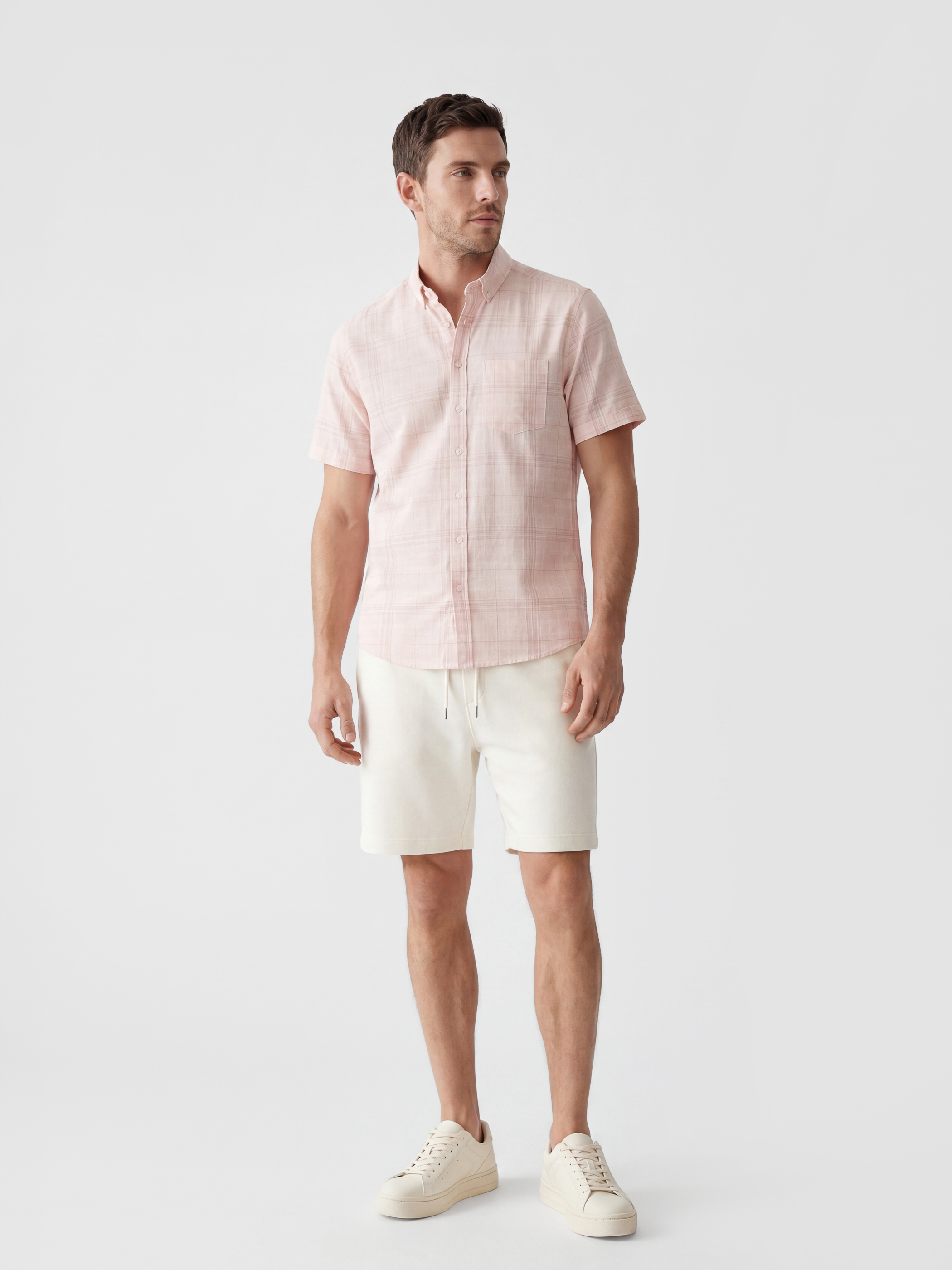 LCWAIKIKI Classic Regular Fit Ekose Poplin Erkek Gömlek görsel 2
