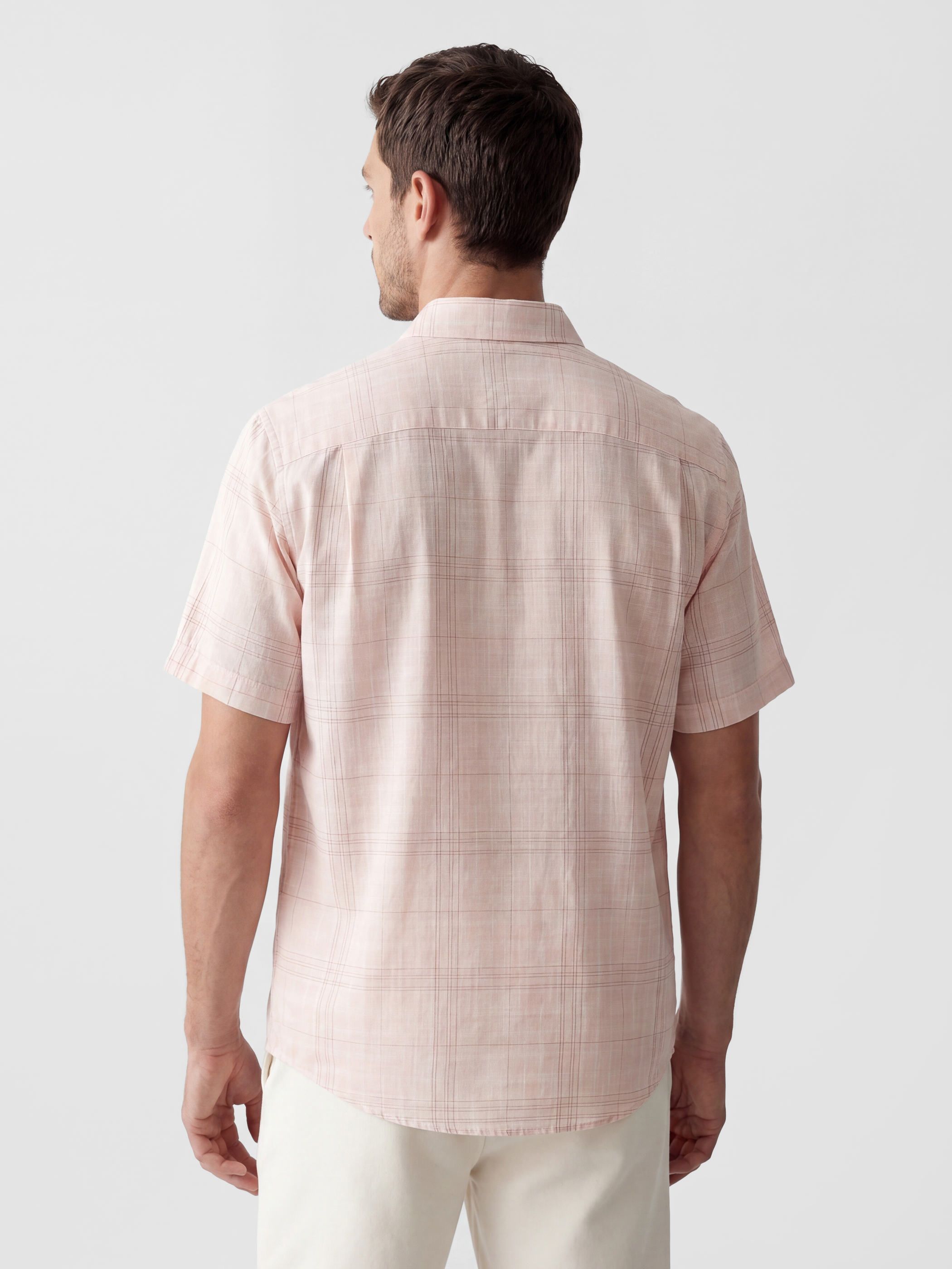 LCWAIKIKI Classic Regular Fit Ekose Poplin Erkek Gömlek görsel 3