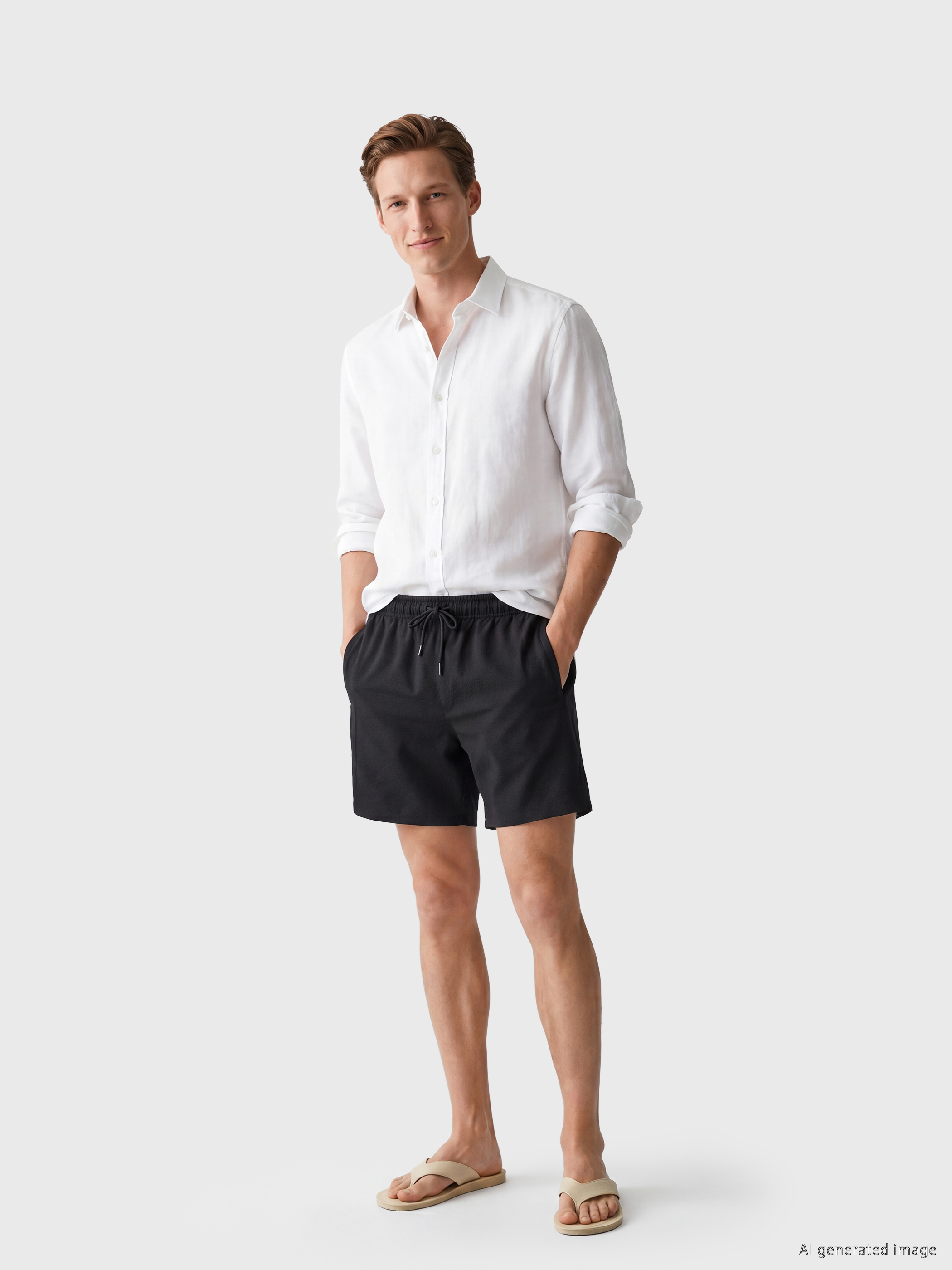 LCW SWIMWEAR Kısa Boy Erkek Deniz Şortu